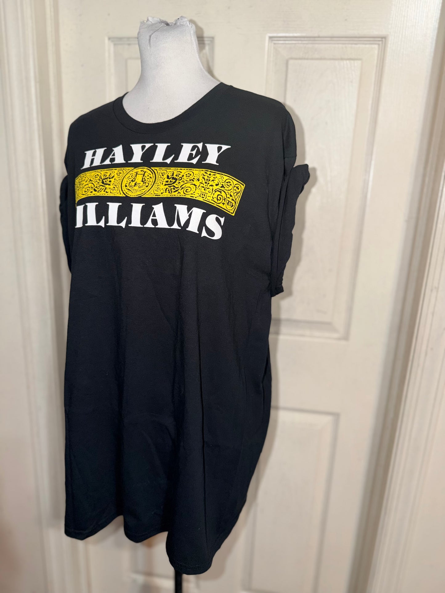 Hayley Williams Double Sided Oversized Distressed Tee