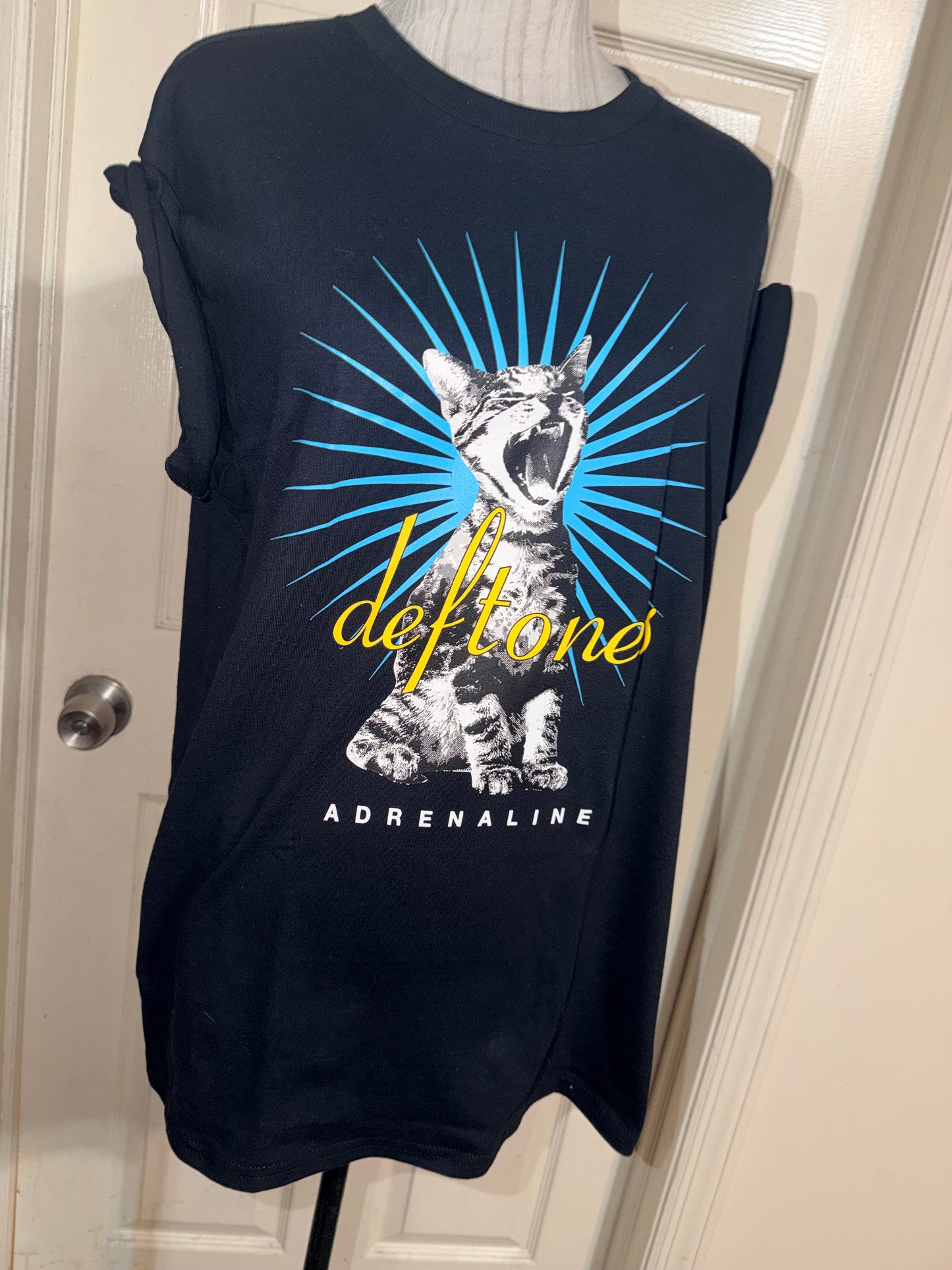 Deftones Oversized Distressed Tee
