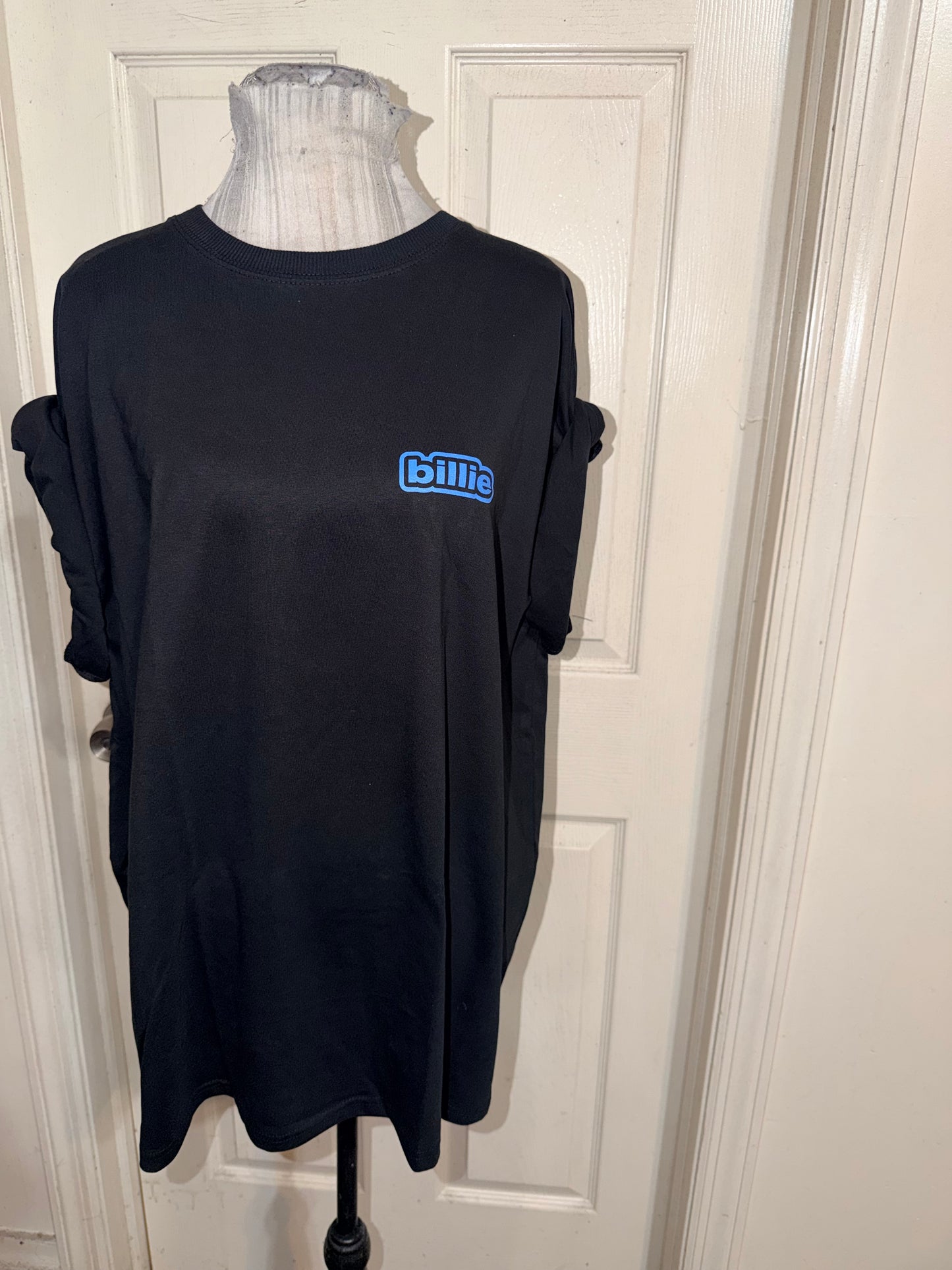 Billie Eilish Double Sided Oversized Distressed Tee