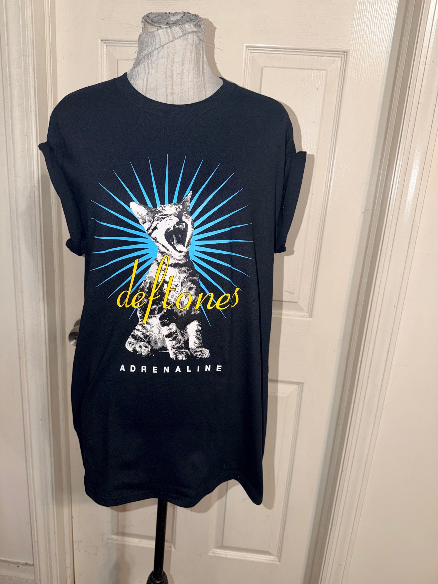 Deftones Oversized Distressed Tee