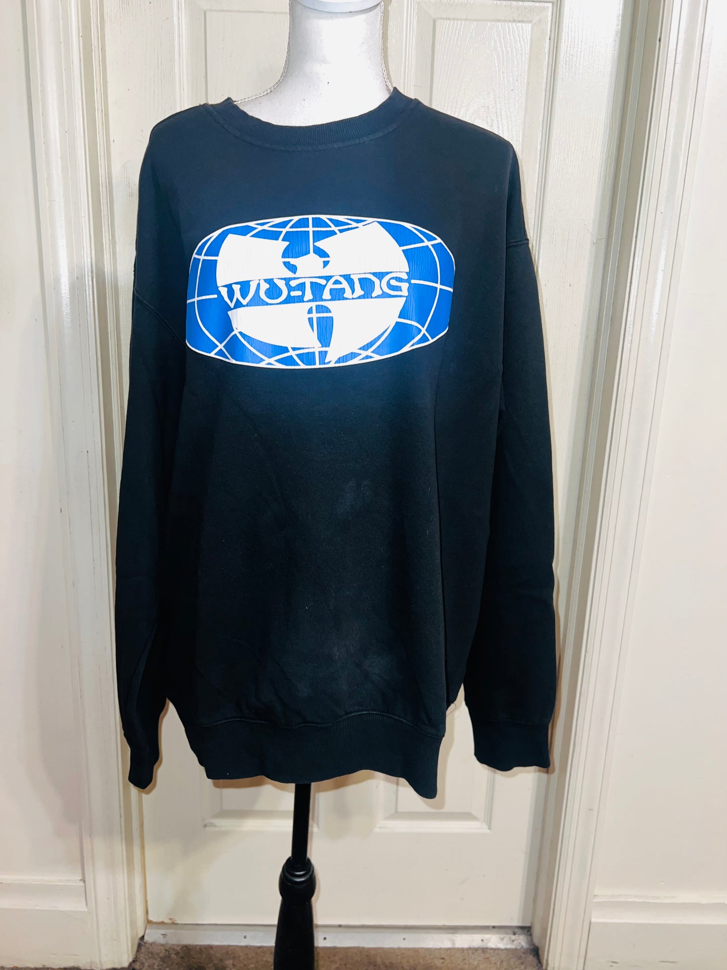 Wu-Tang Clan Oversized Distressed Sweatshirt