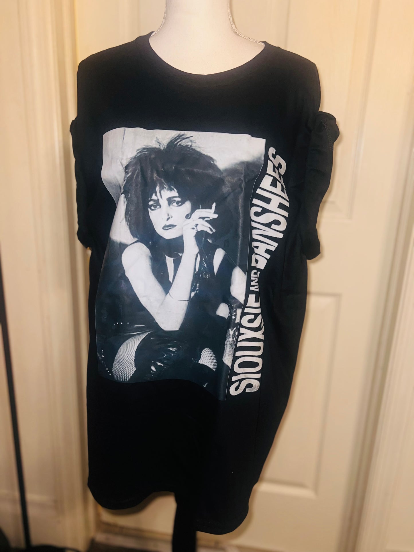 Siouxsie and the Banshees Oversized Distressed Tee