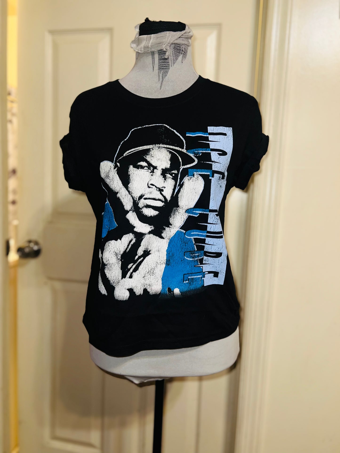 Ice Cube Distressed Baby Tee