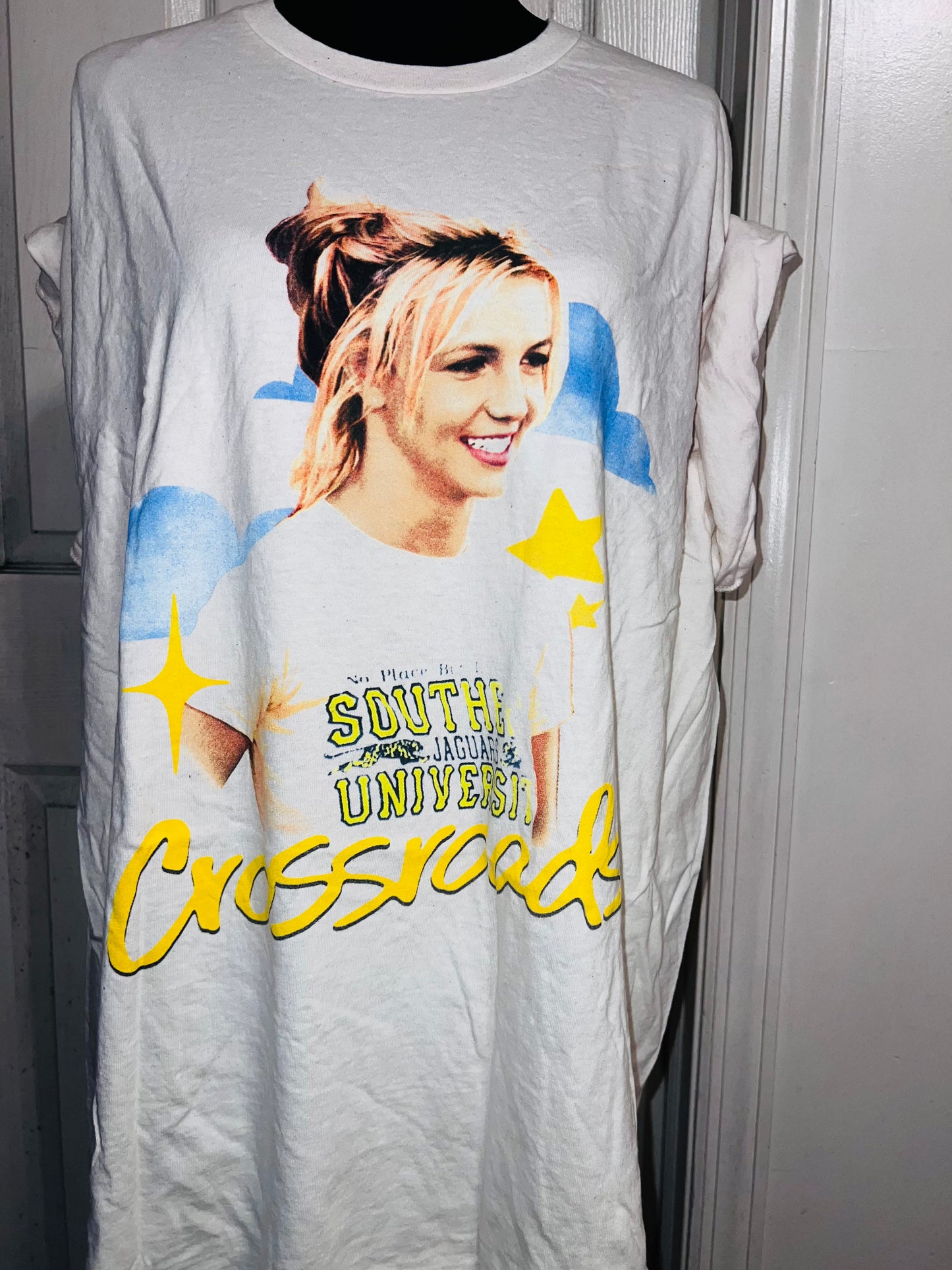 Crossroads Britney Oversized Distressed Tee