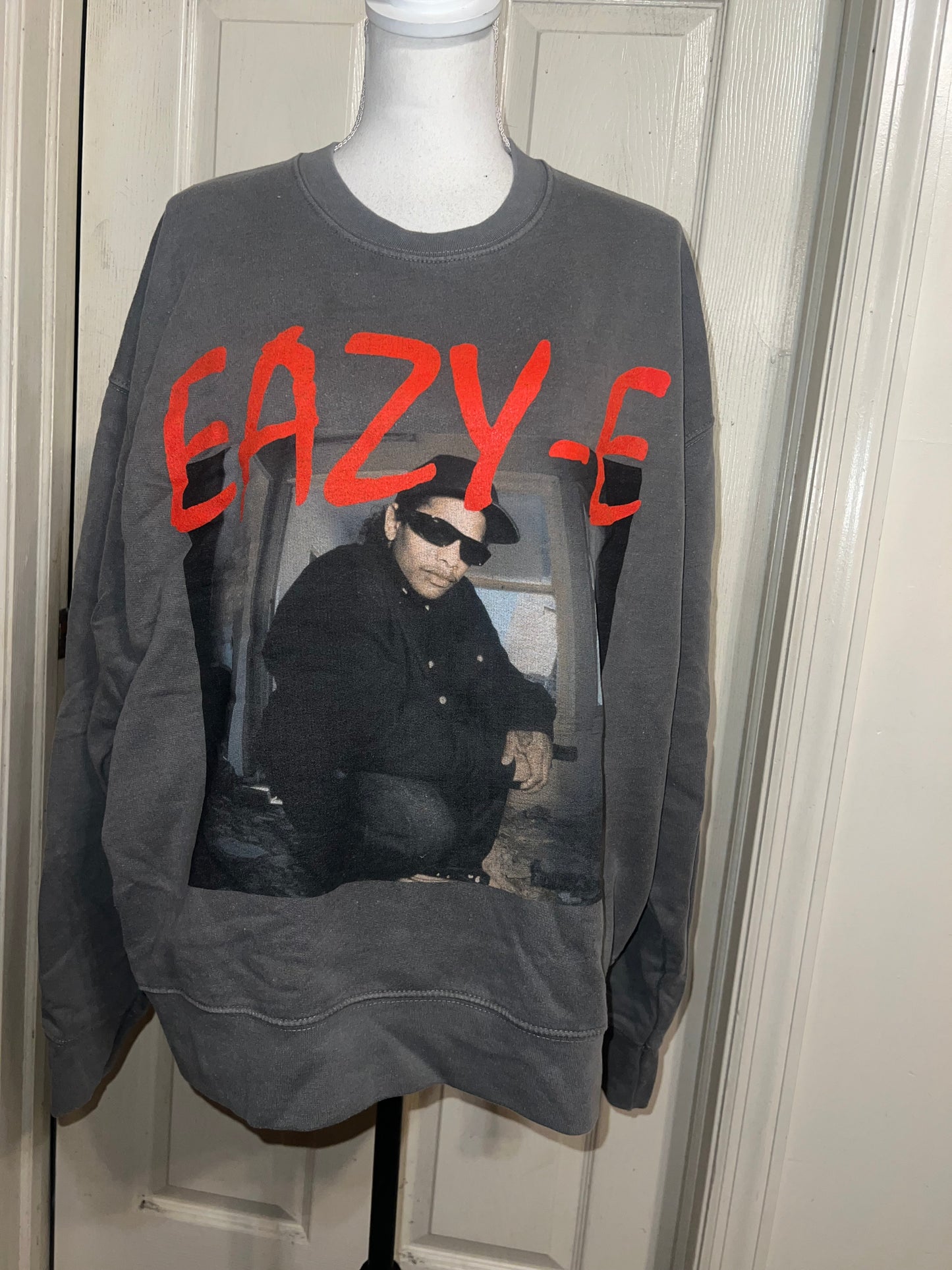 Eazy-E Oversized Distressed Sweatshirt