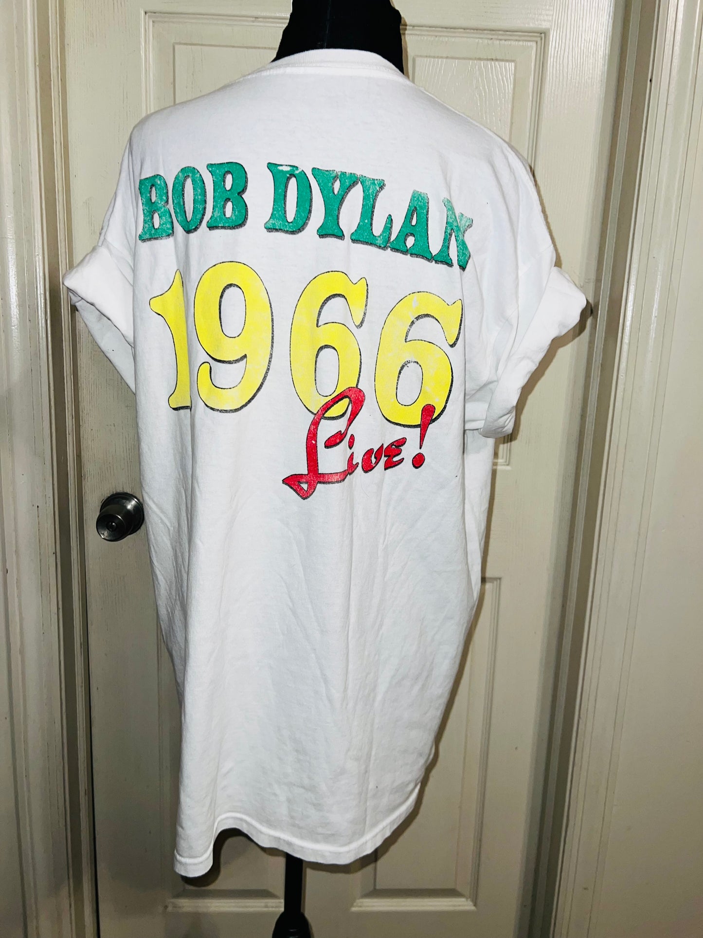 Bob Dylan Double Sided Oversized Distressed Tee