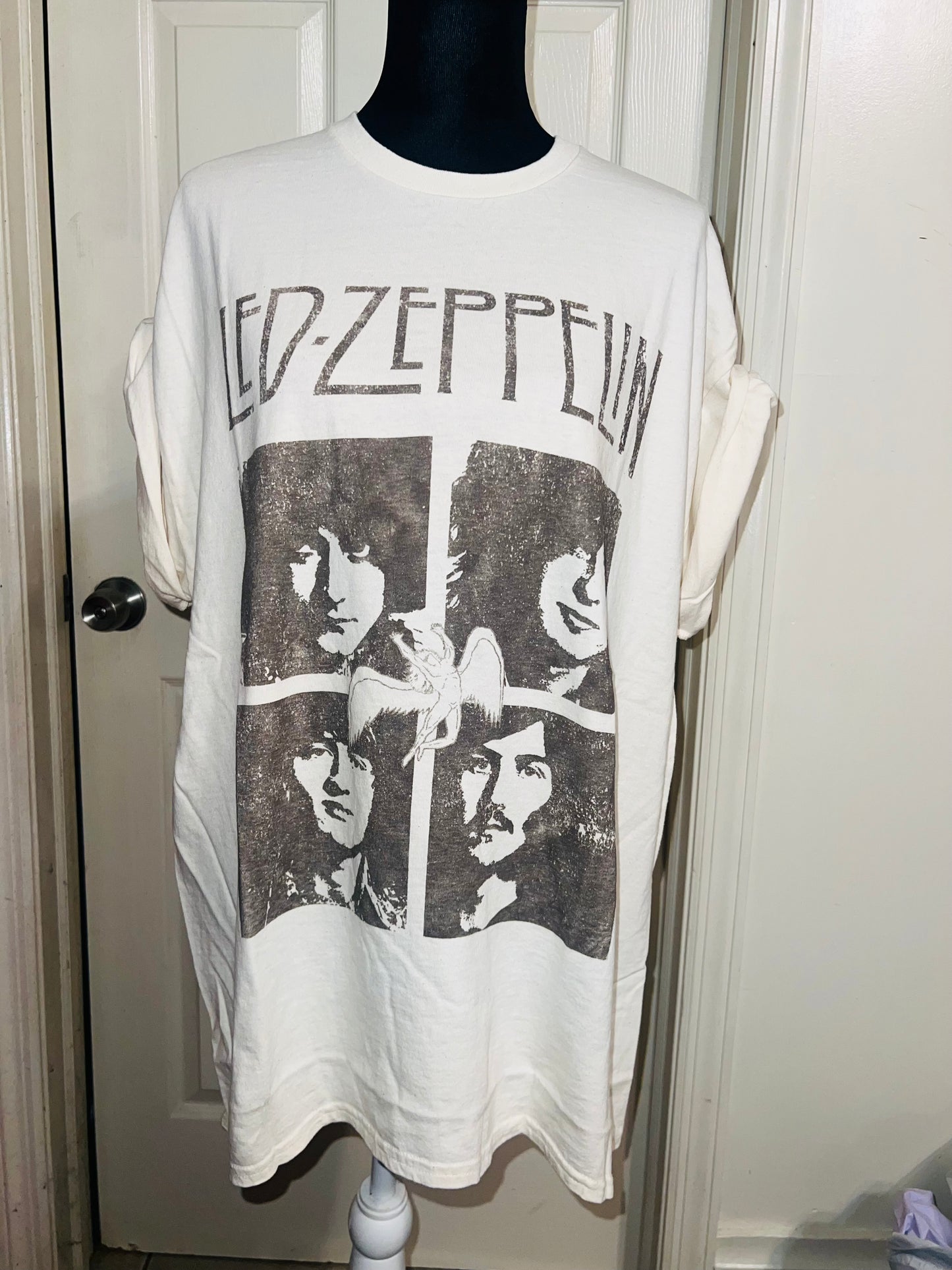 Led Zeppelin Oversized Distressed Tee