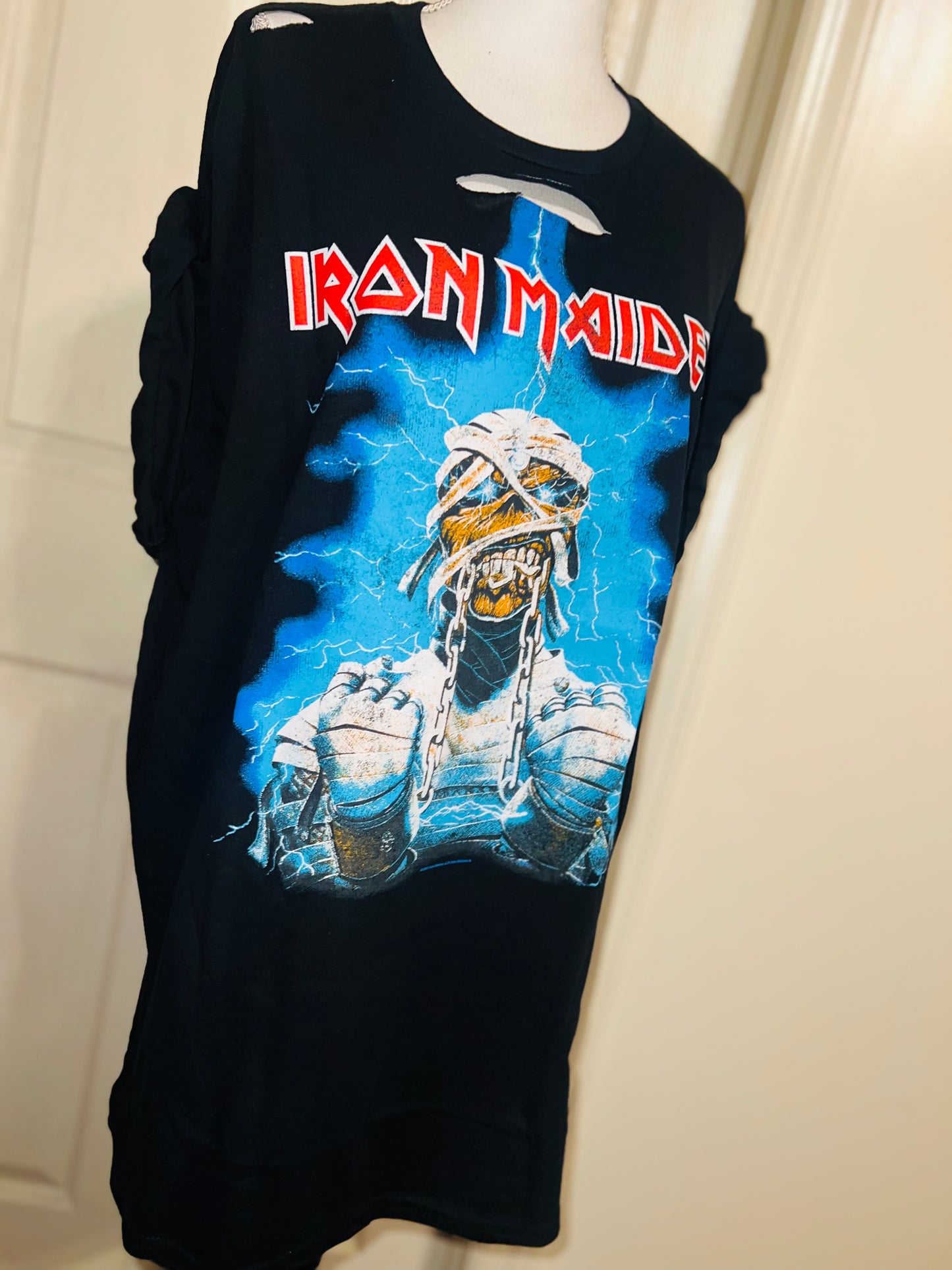 Iron Maiden Oversized Distressed Tee