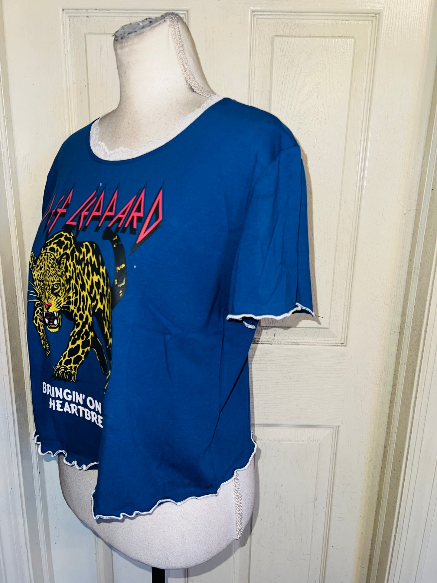 Def Leppard Distressed Baby Tee