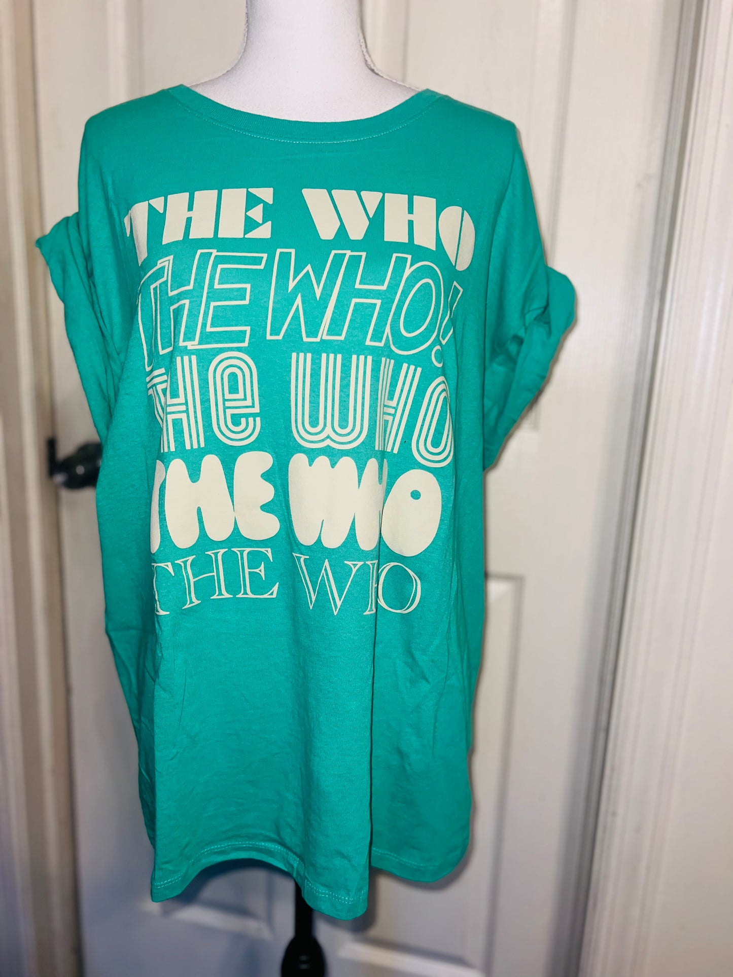 The Who Oversized Distressed Tee