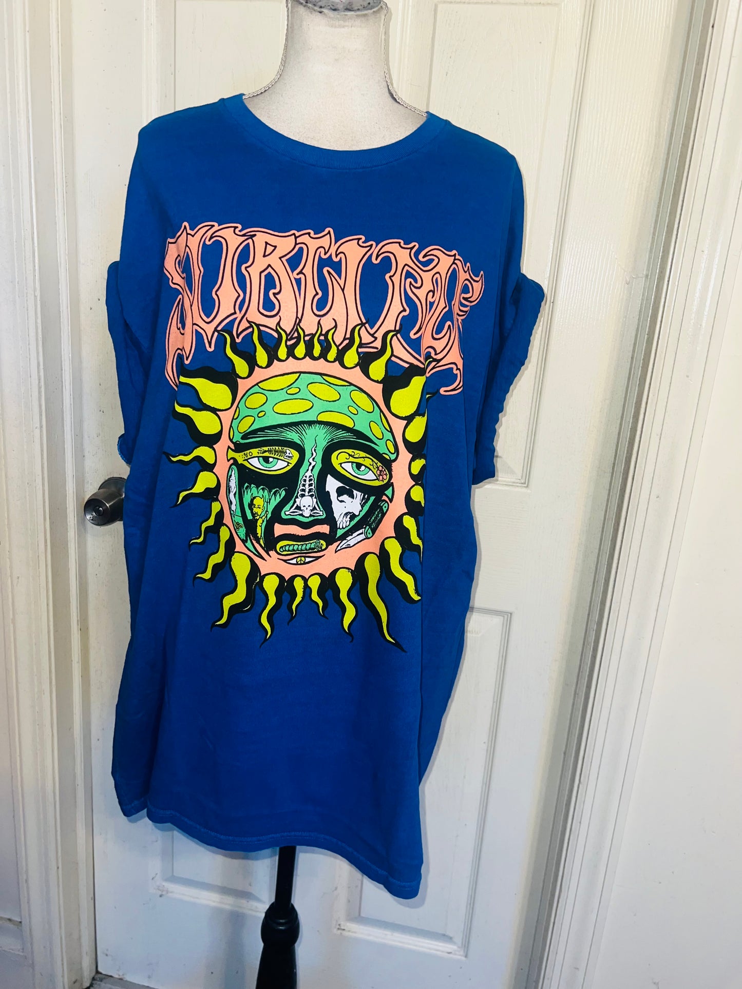 Sublime Double Sided Oversized Distressed Tee