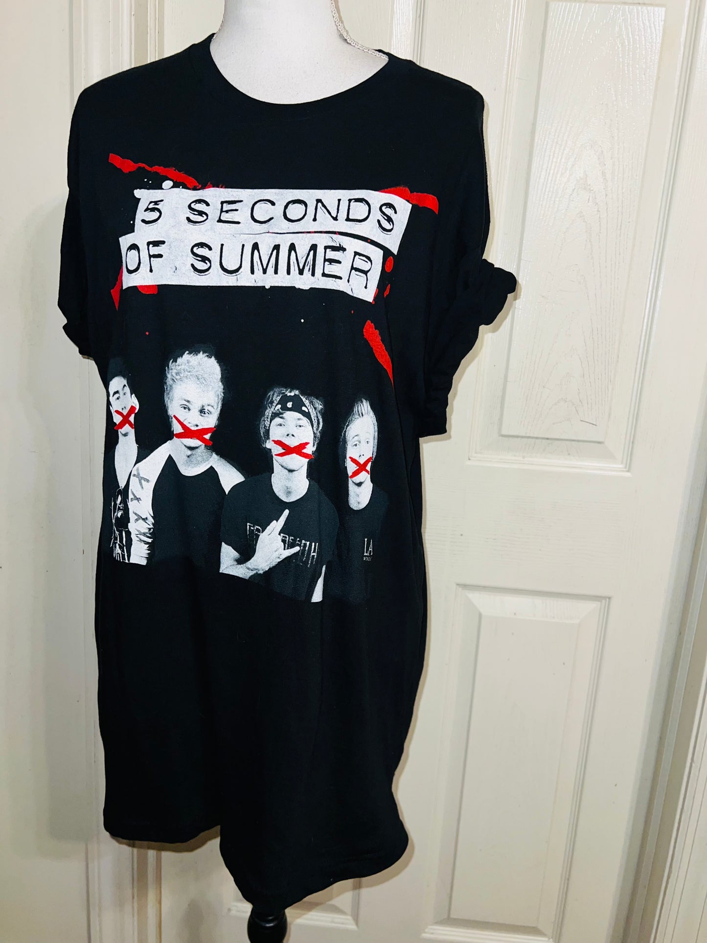 5 Seconds of Summer Distressed Tee