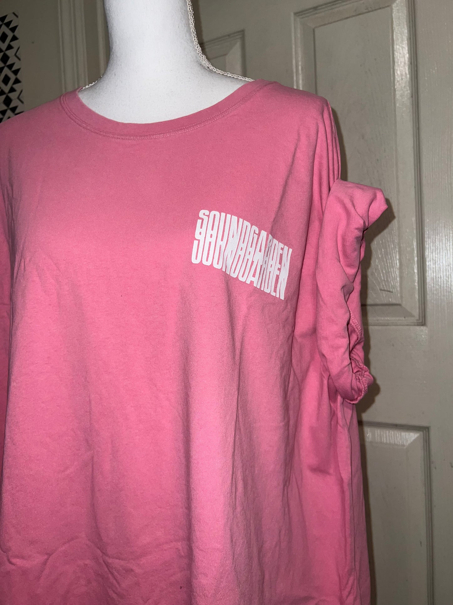 Soundgarden Double Sided Oversized Distressed Tee