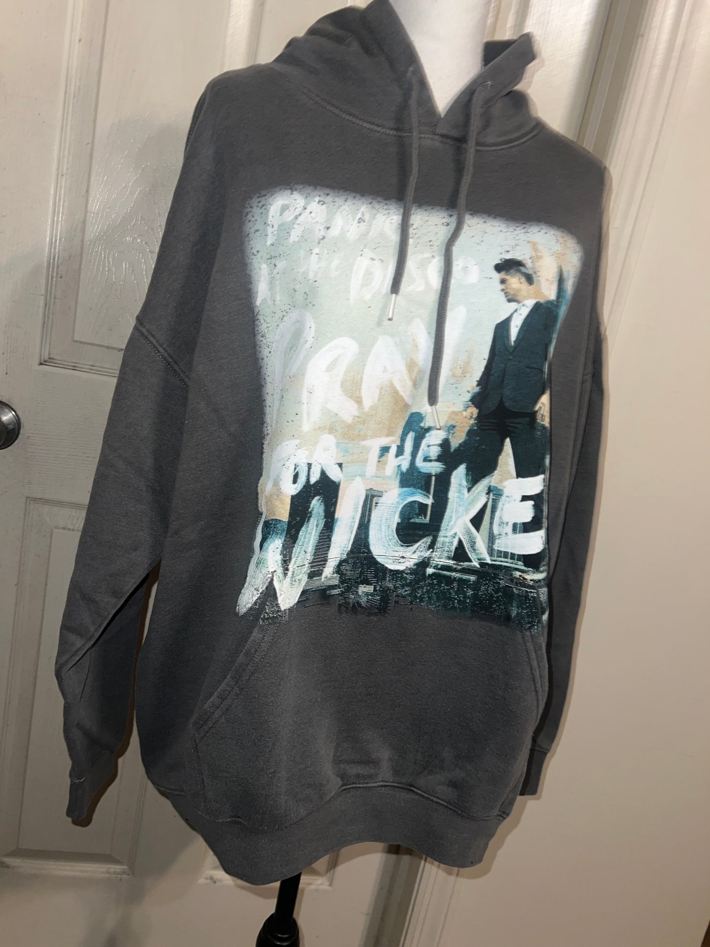 Panic! At The Disco Oversized Distressed Sweatshirt