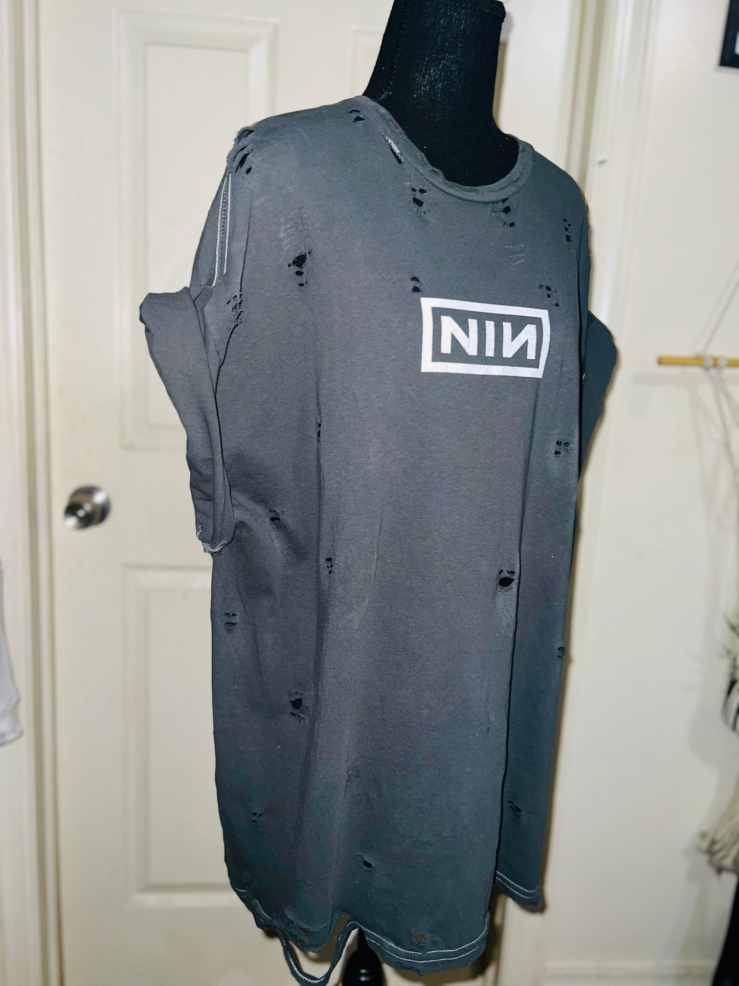 Nine Inch Nails Oversized Distressed Tee