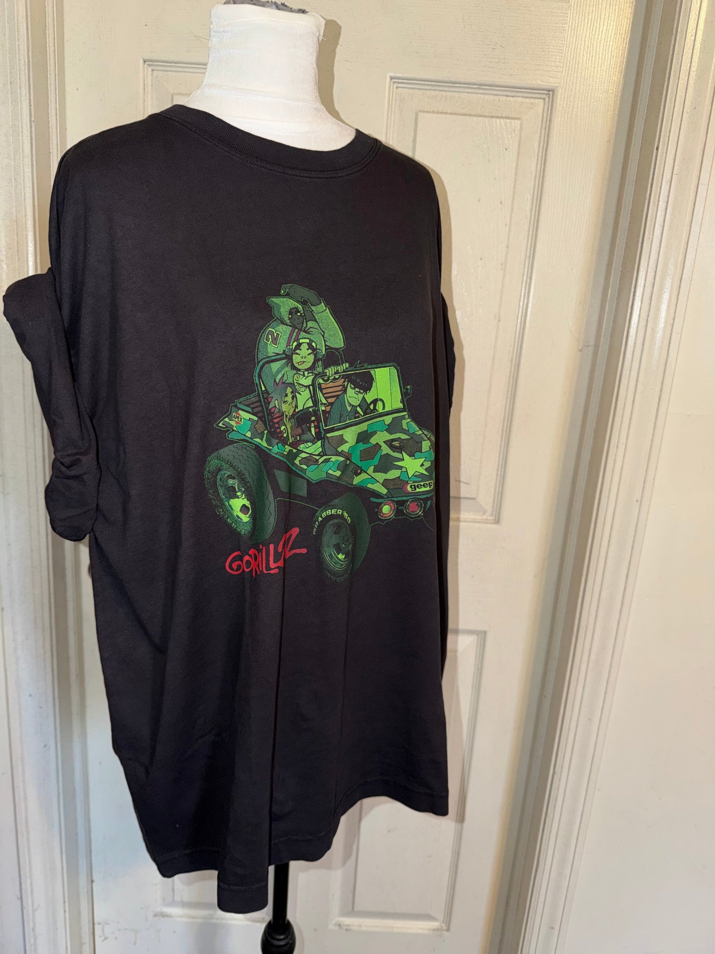 Gorillaz Oversized Distressed Tee