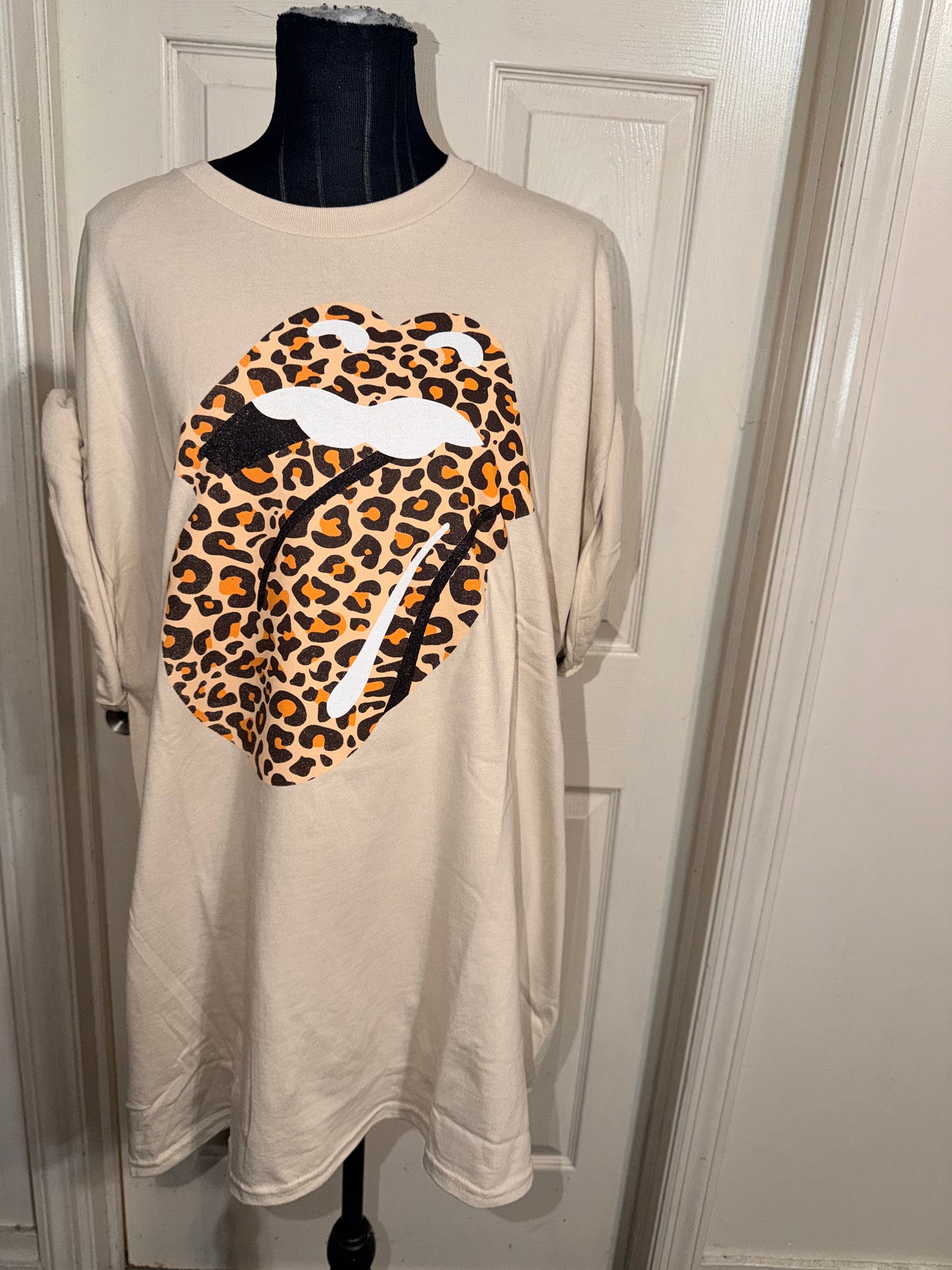 The Rolling Stones Oversized Distressed Tee