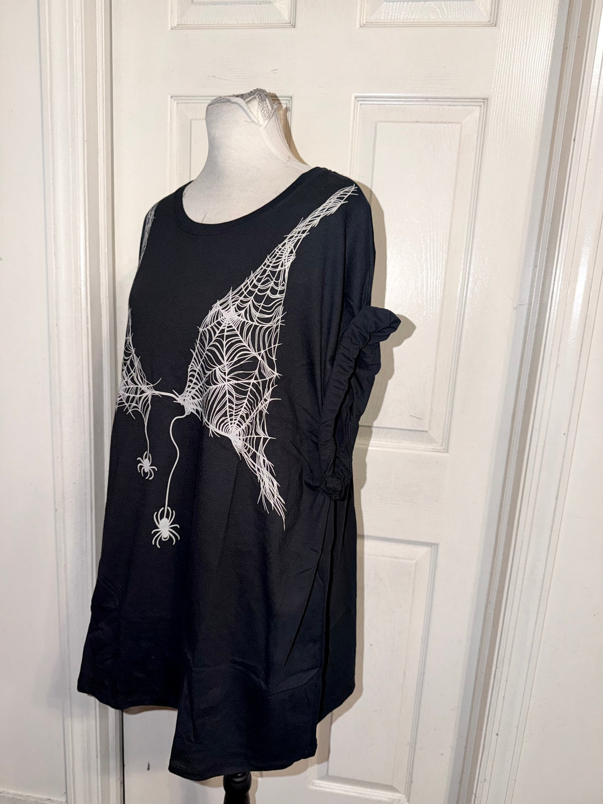 Halloween Spiderweb Oversized Tee