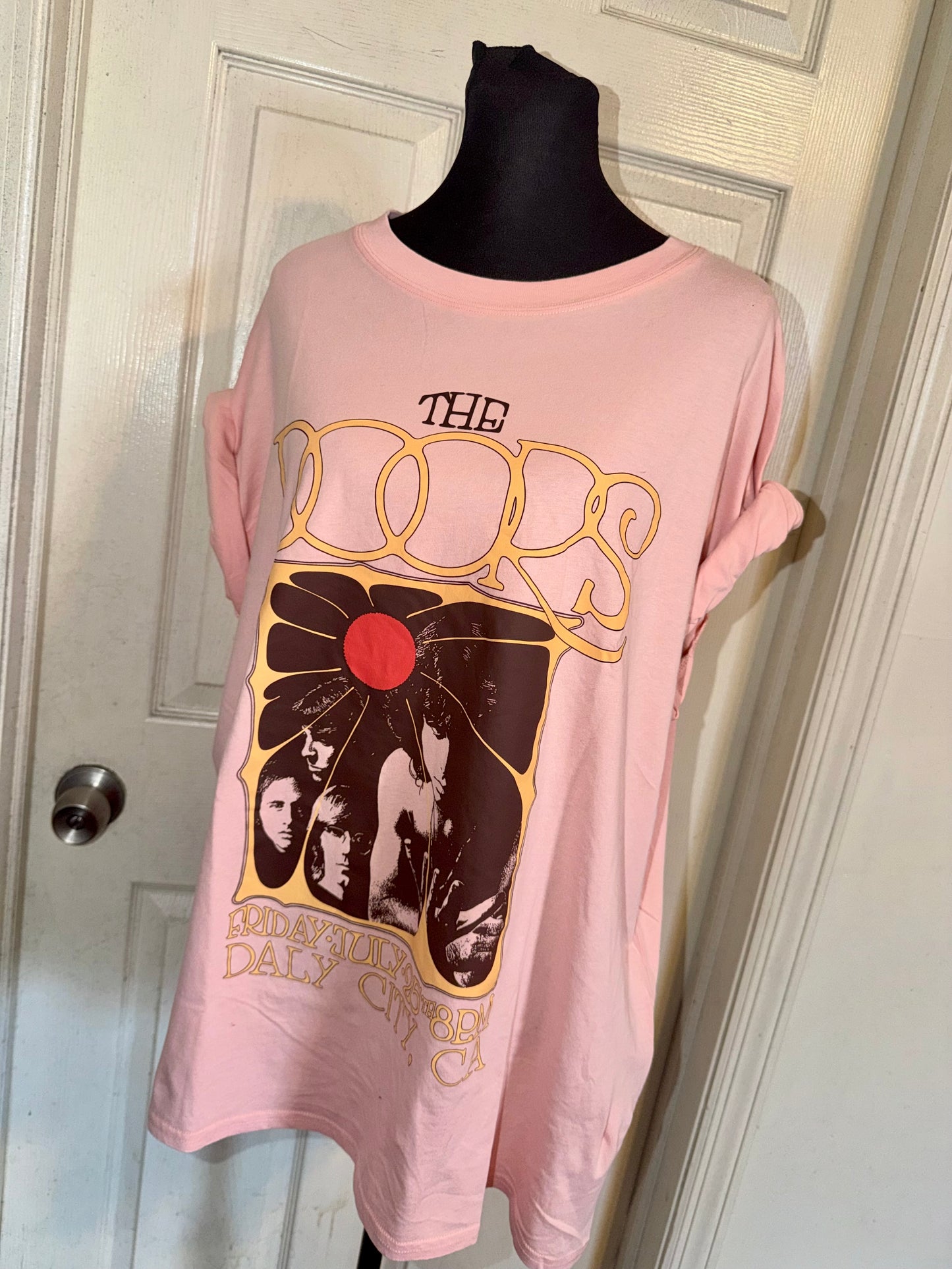 The Doors Oversized Distressed Tee