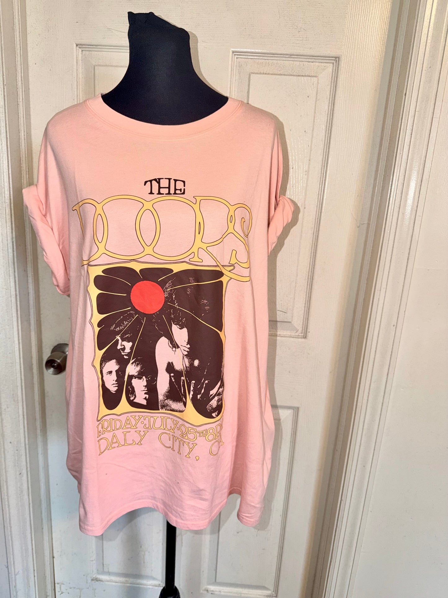 The Doors Oversized Distressed Tee