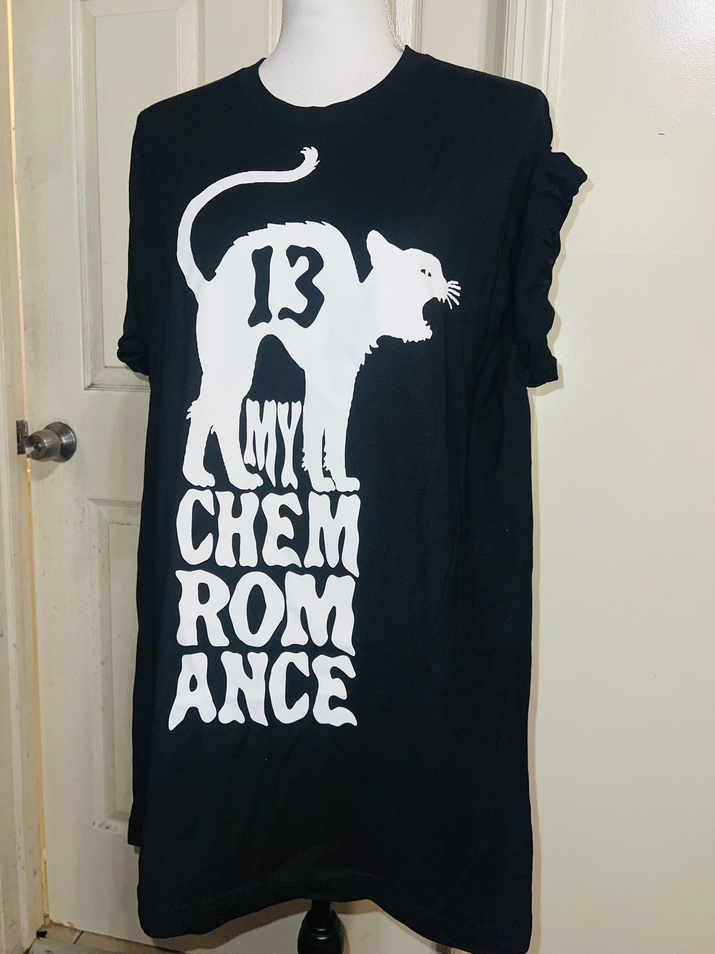 My Chemical Romance Oversized Distressed Tee