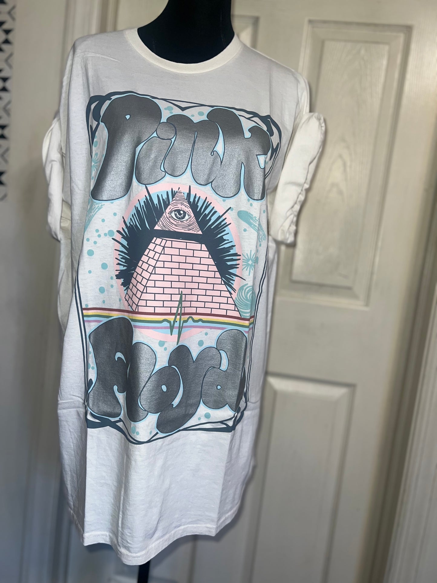 Pink Floyd Oversized Distressed Tee