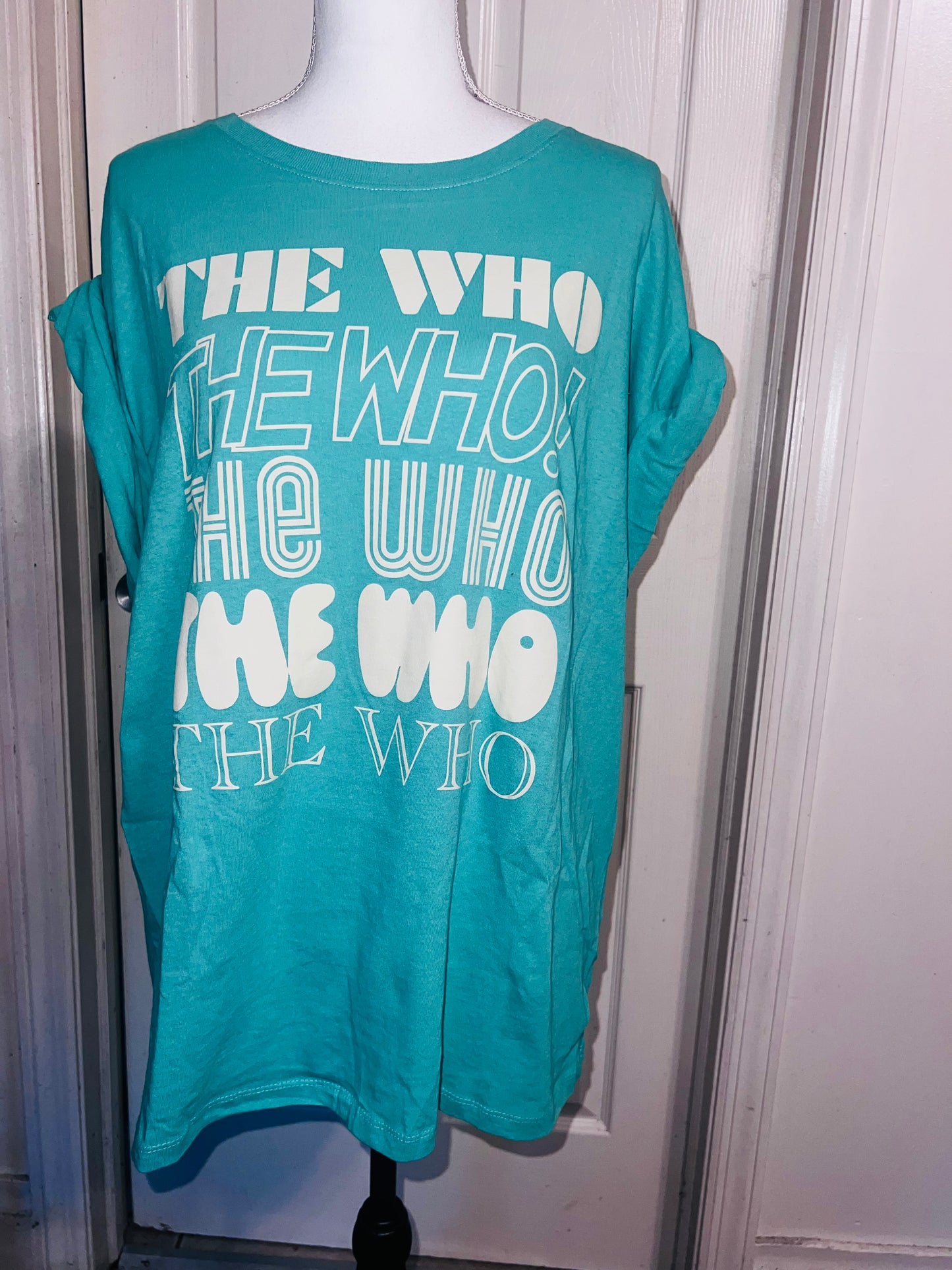 The Who Oversized Distressed Tee