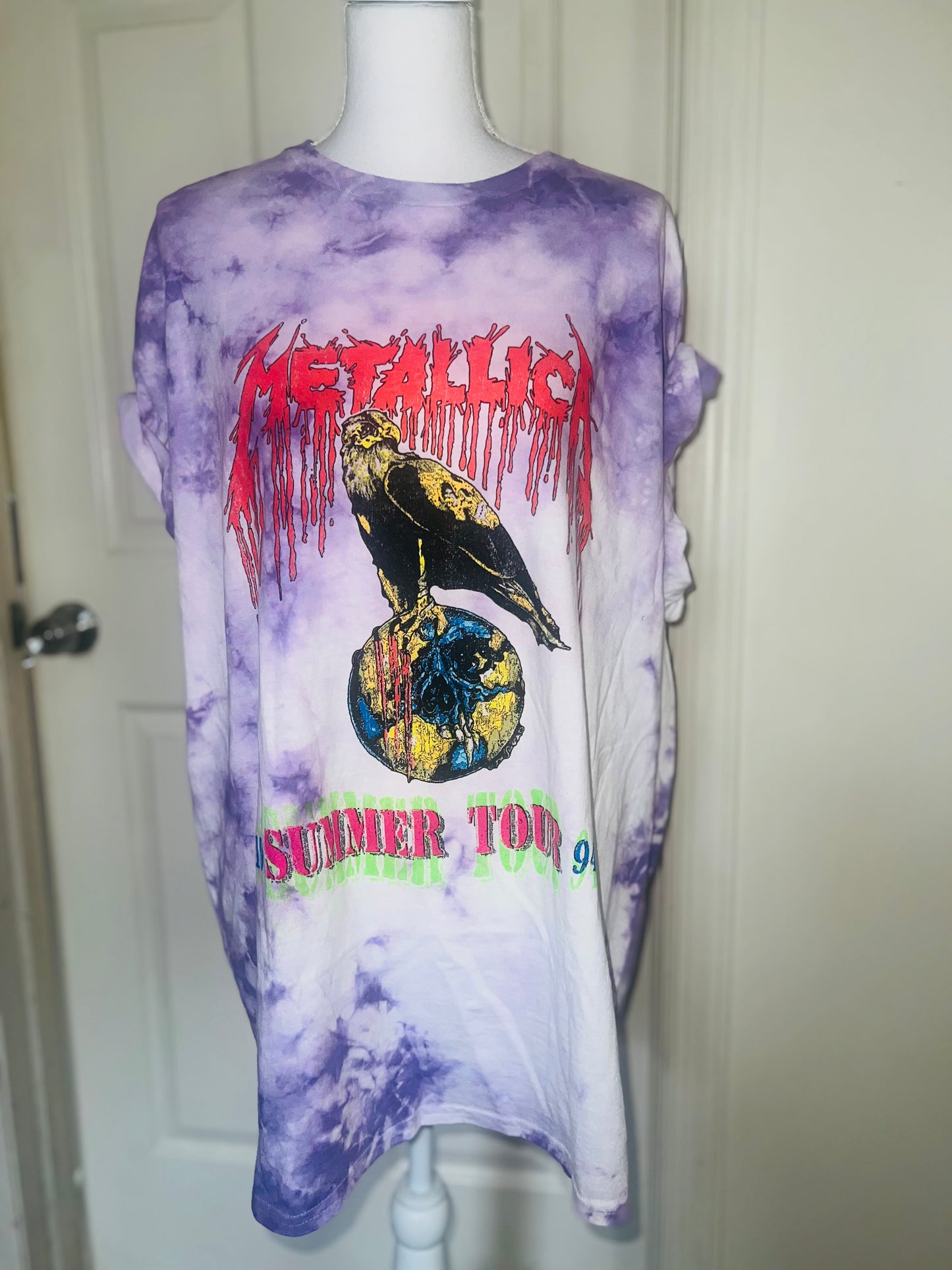 Metallica Oversized Distressed Tee