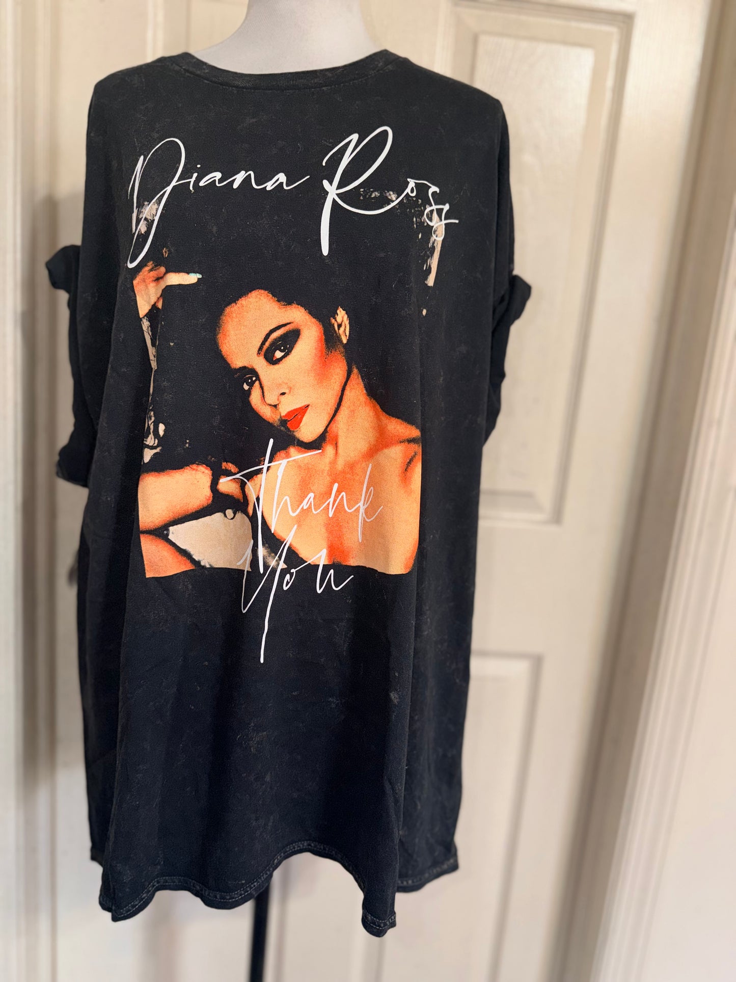 Diana Ross Oversized Distressed Tee