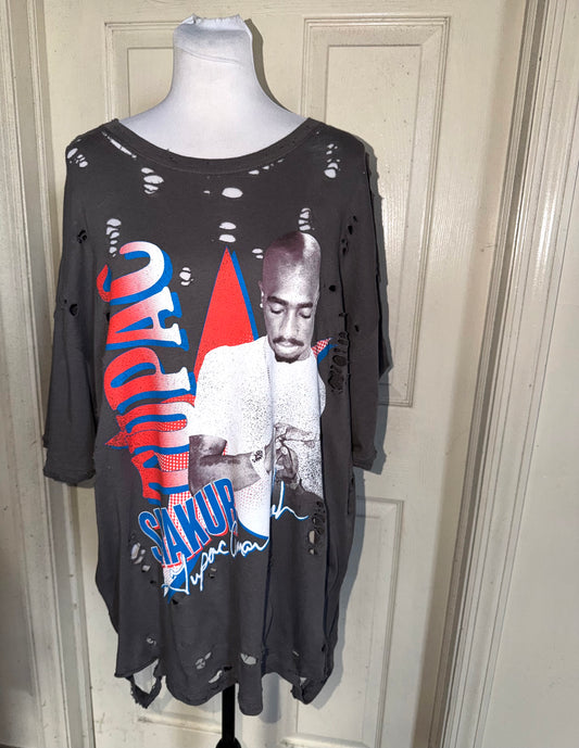 Tupac Distressed Tee