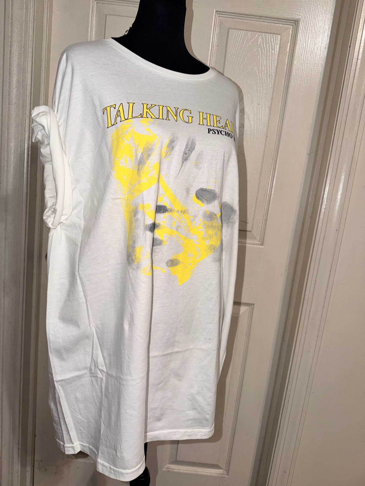 The Talking Heads Oversized Distressed Tee