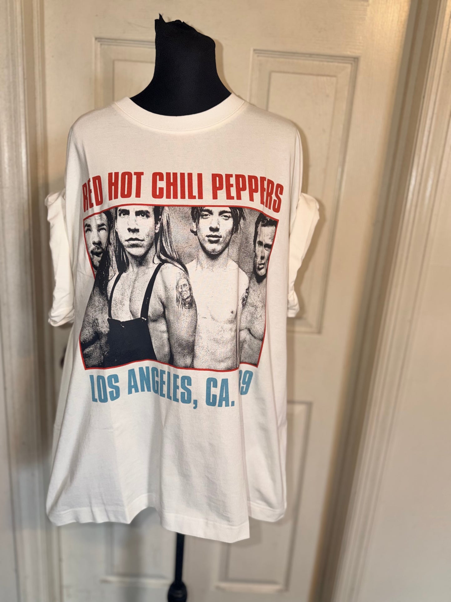 Red Hot Chili Peppers Oversized Distressed Tee