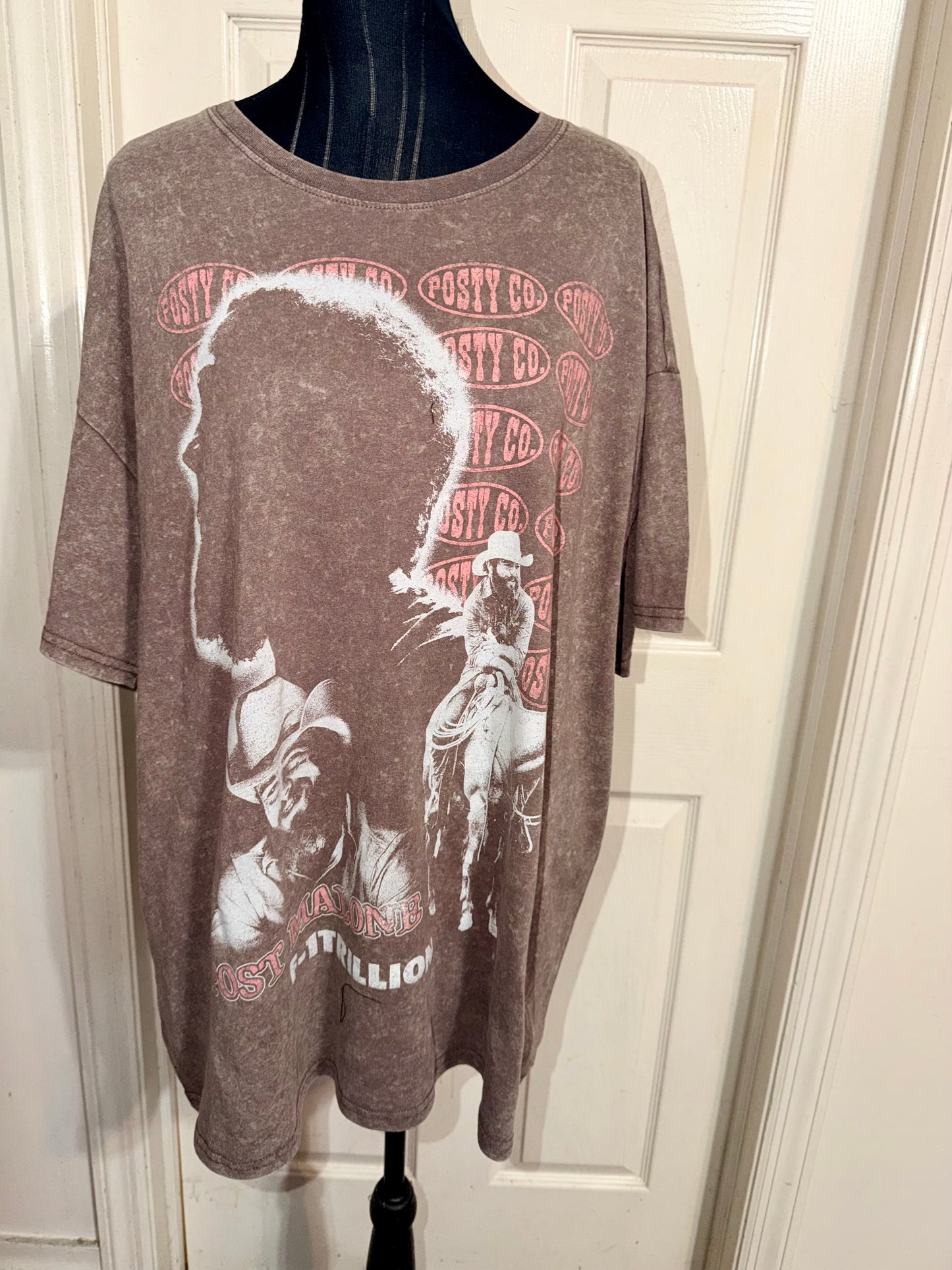 Post Malone Double Sided Oversized Distressed Tee