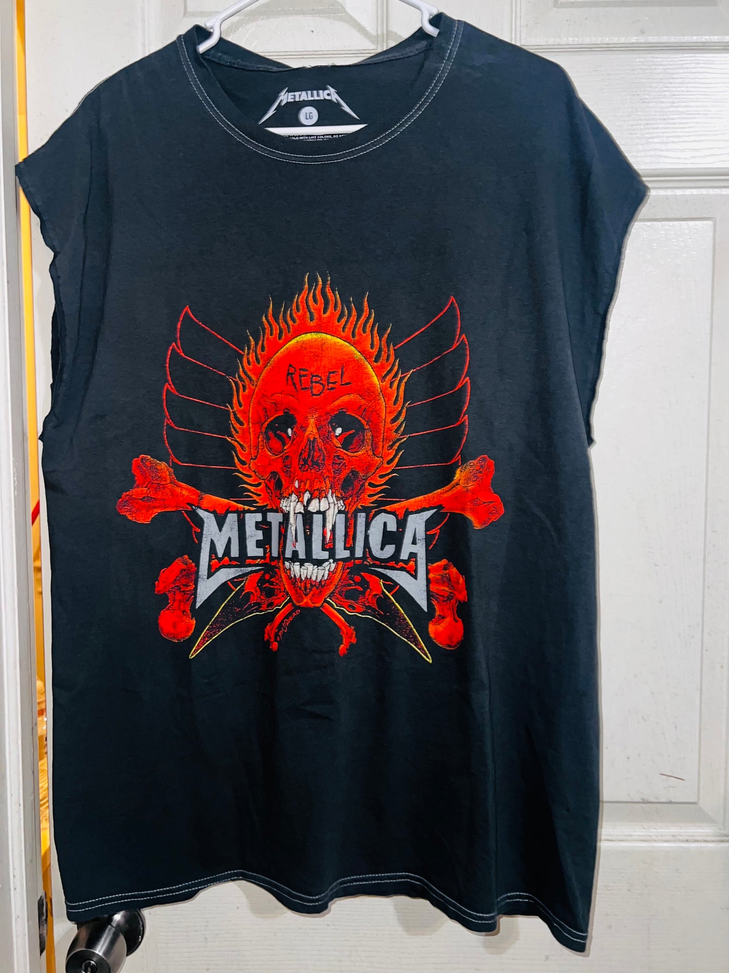 Metallica Oversized Double Sided Distressed Tee (possible dress)