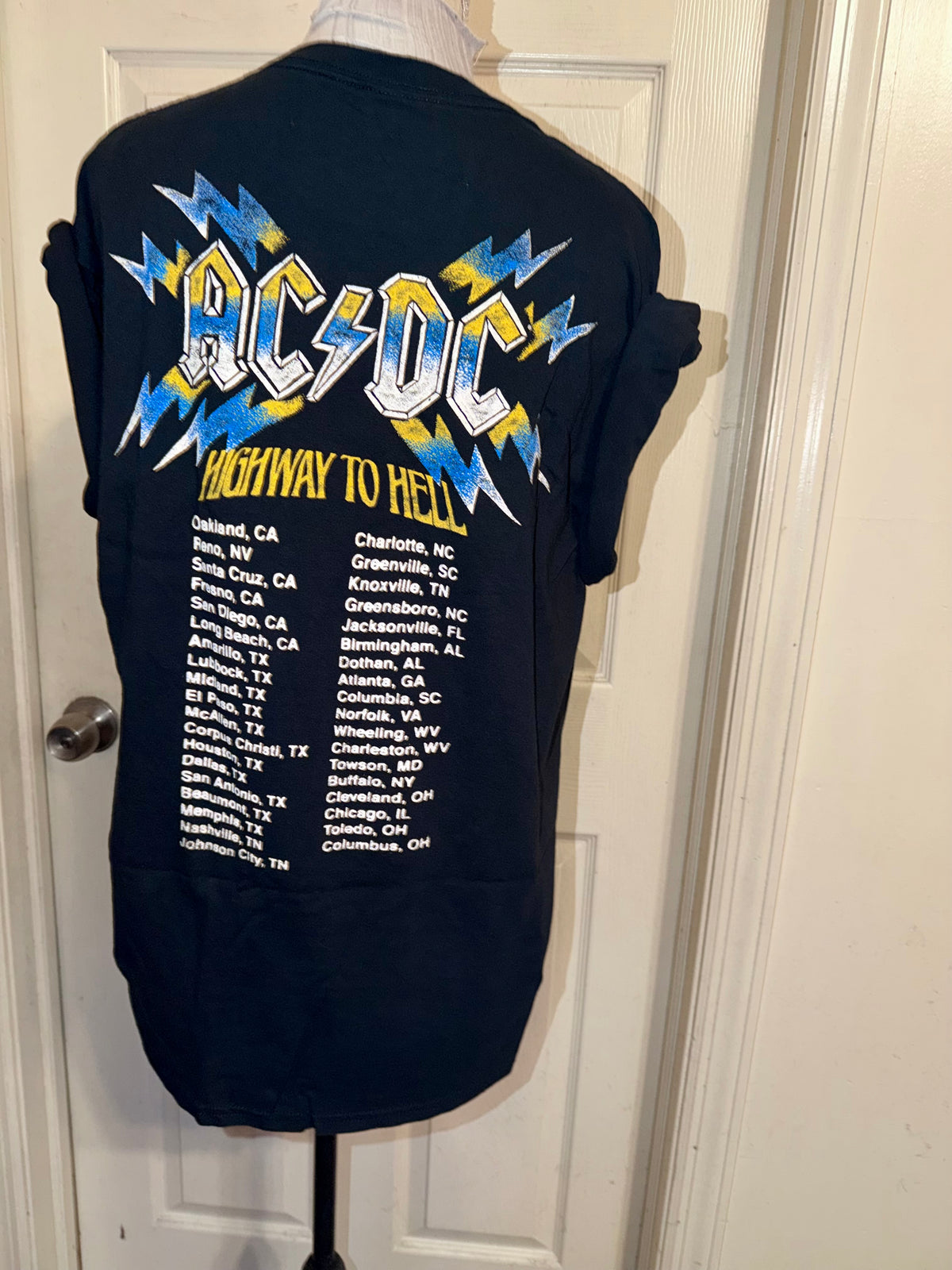 AC/DC Double Sided Oversized Tee