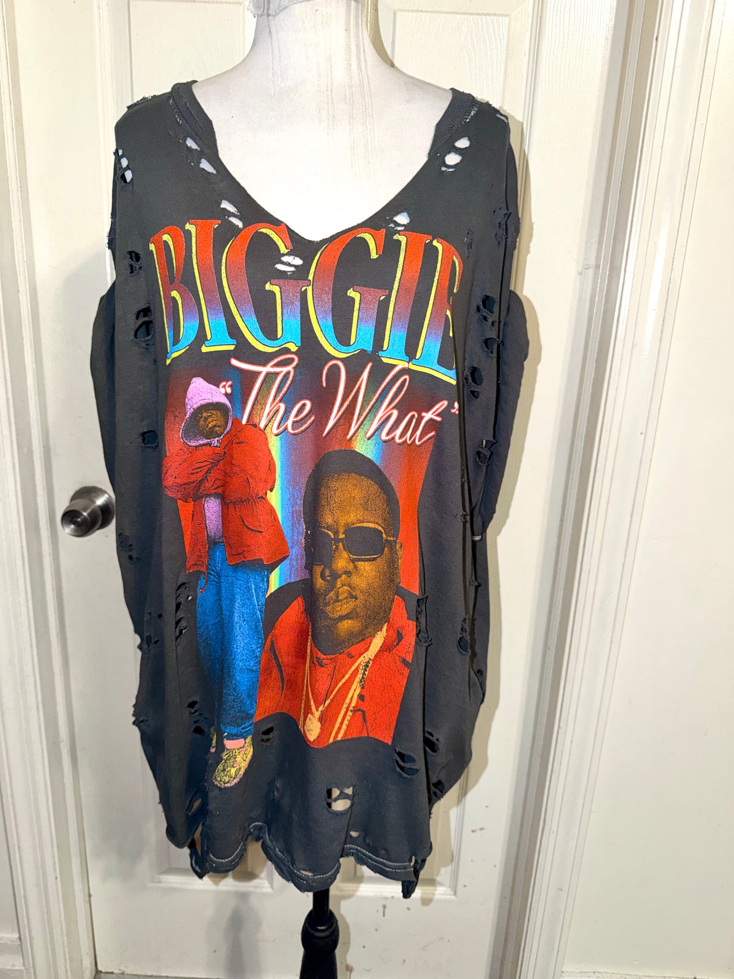 Biggie Smalls Oversized Distressed Tee (as is)