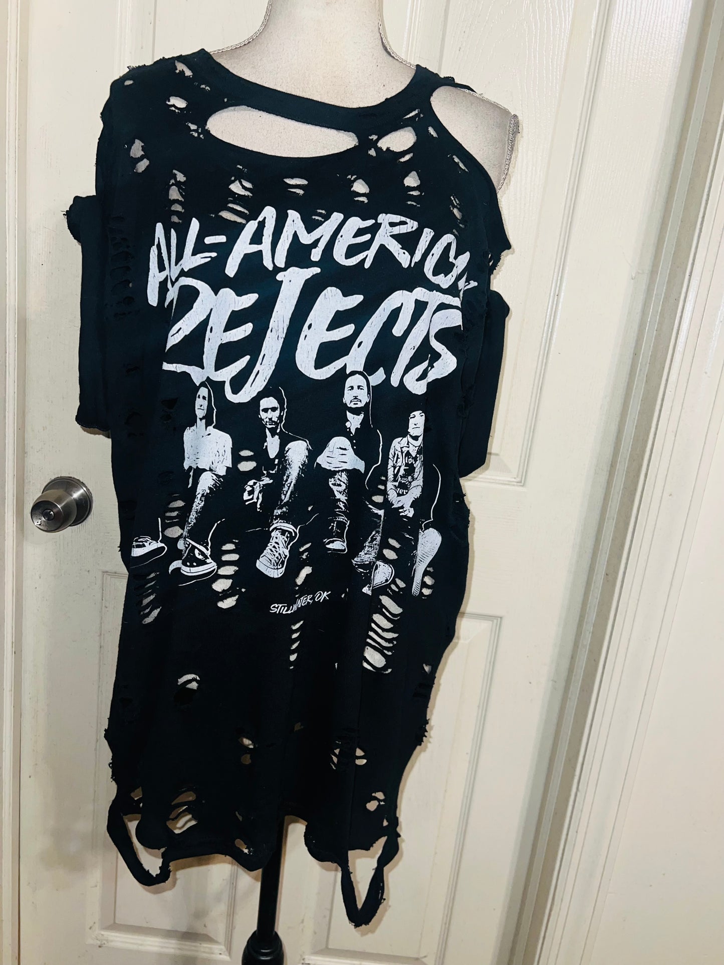 All American Rejects Oversized Distressed Tee