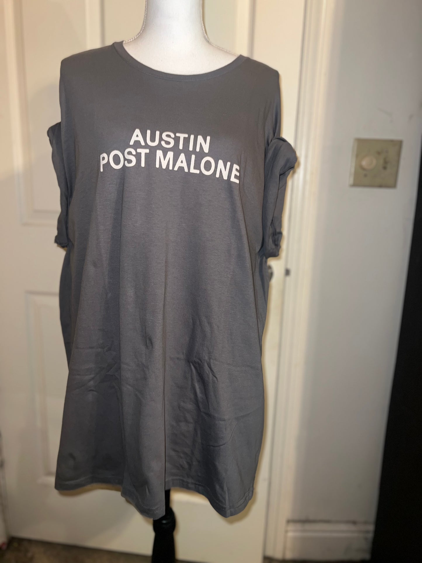 Post Malone Double Sided Oversized Distressed Tee