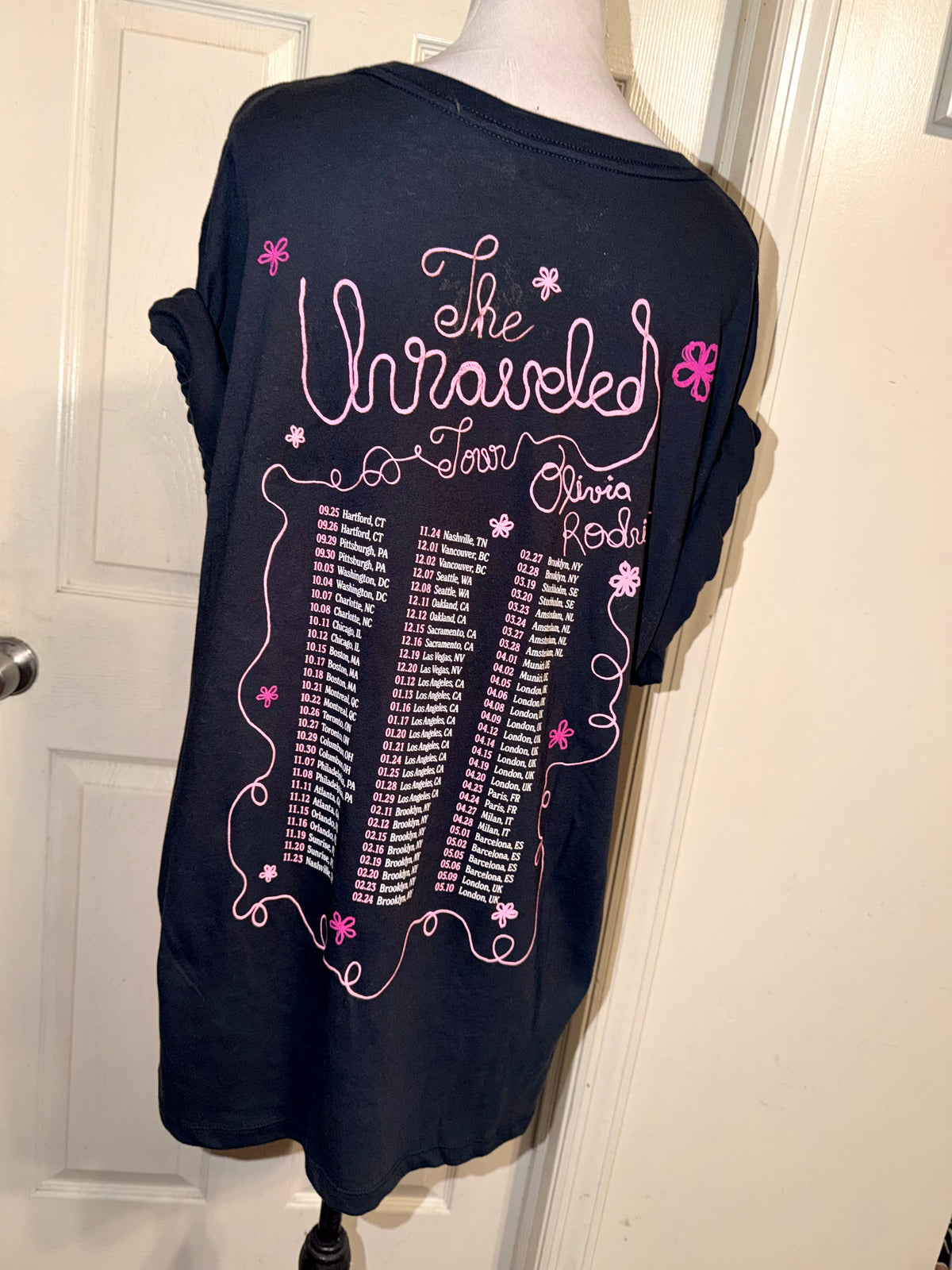 Olivia Rodrigo Double Sided Oversized Tee