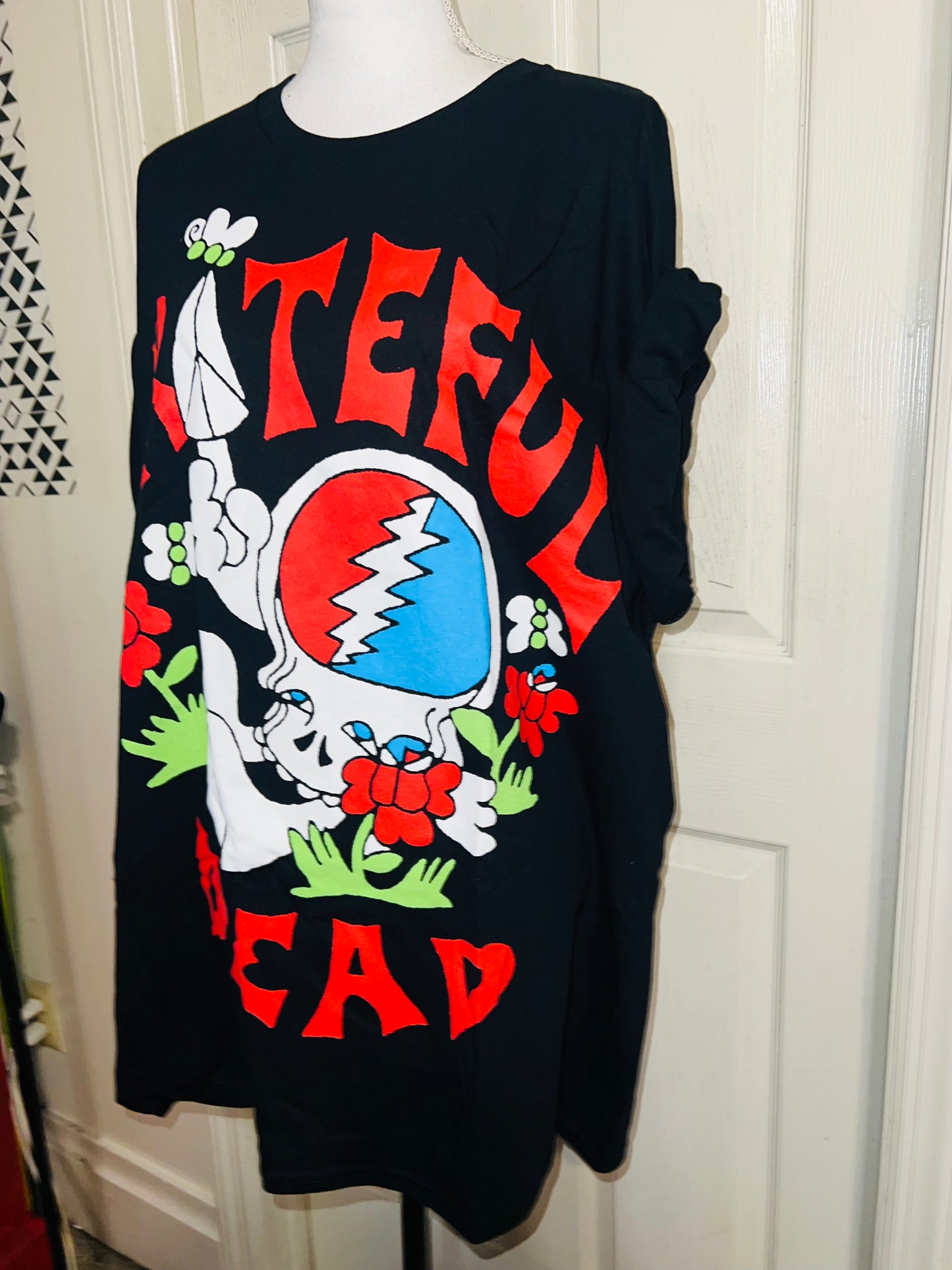 Grateful Dead Oversized Distressed Tee