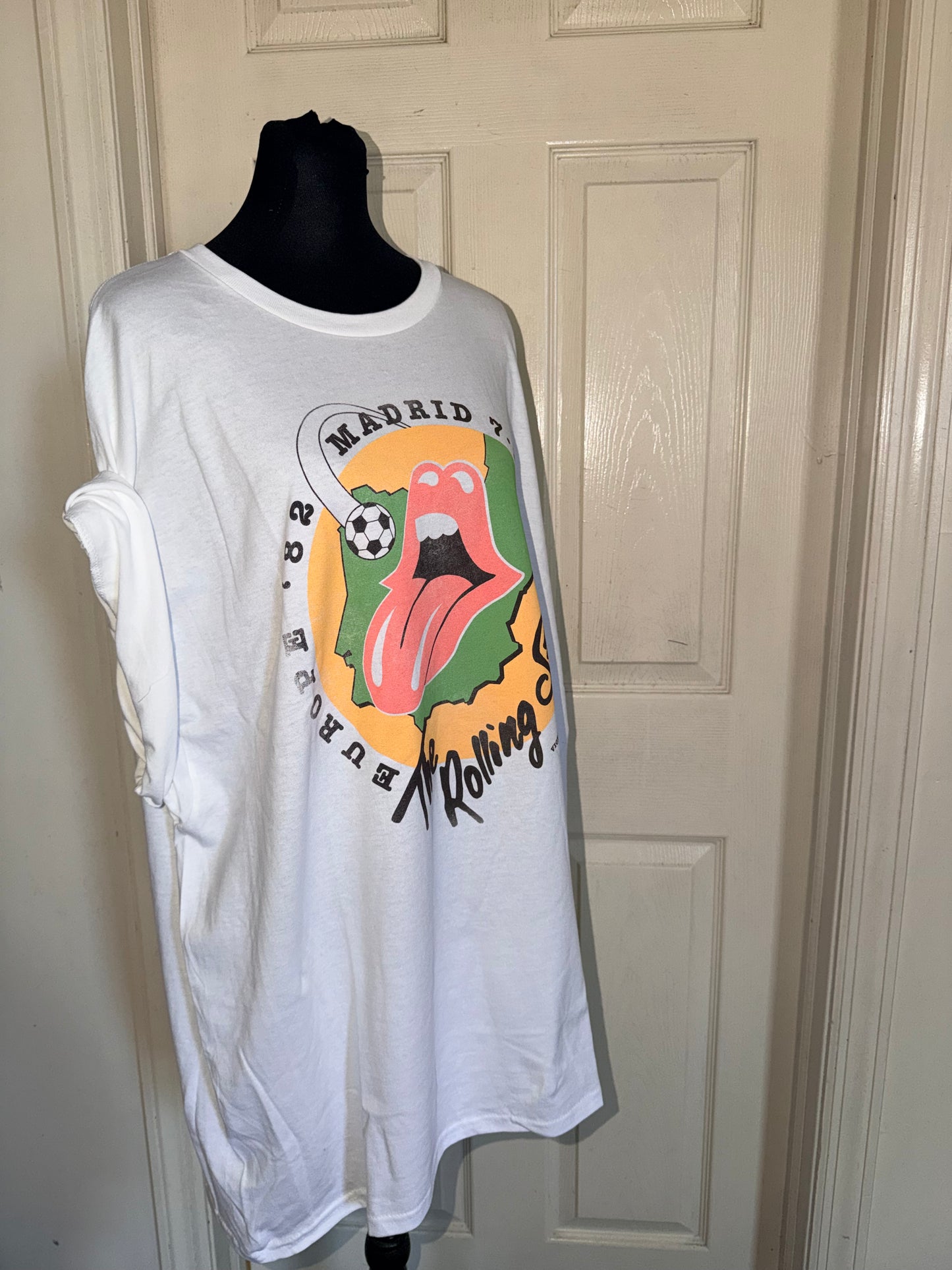 The Rolling Stones Oversized Distressed Tee