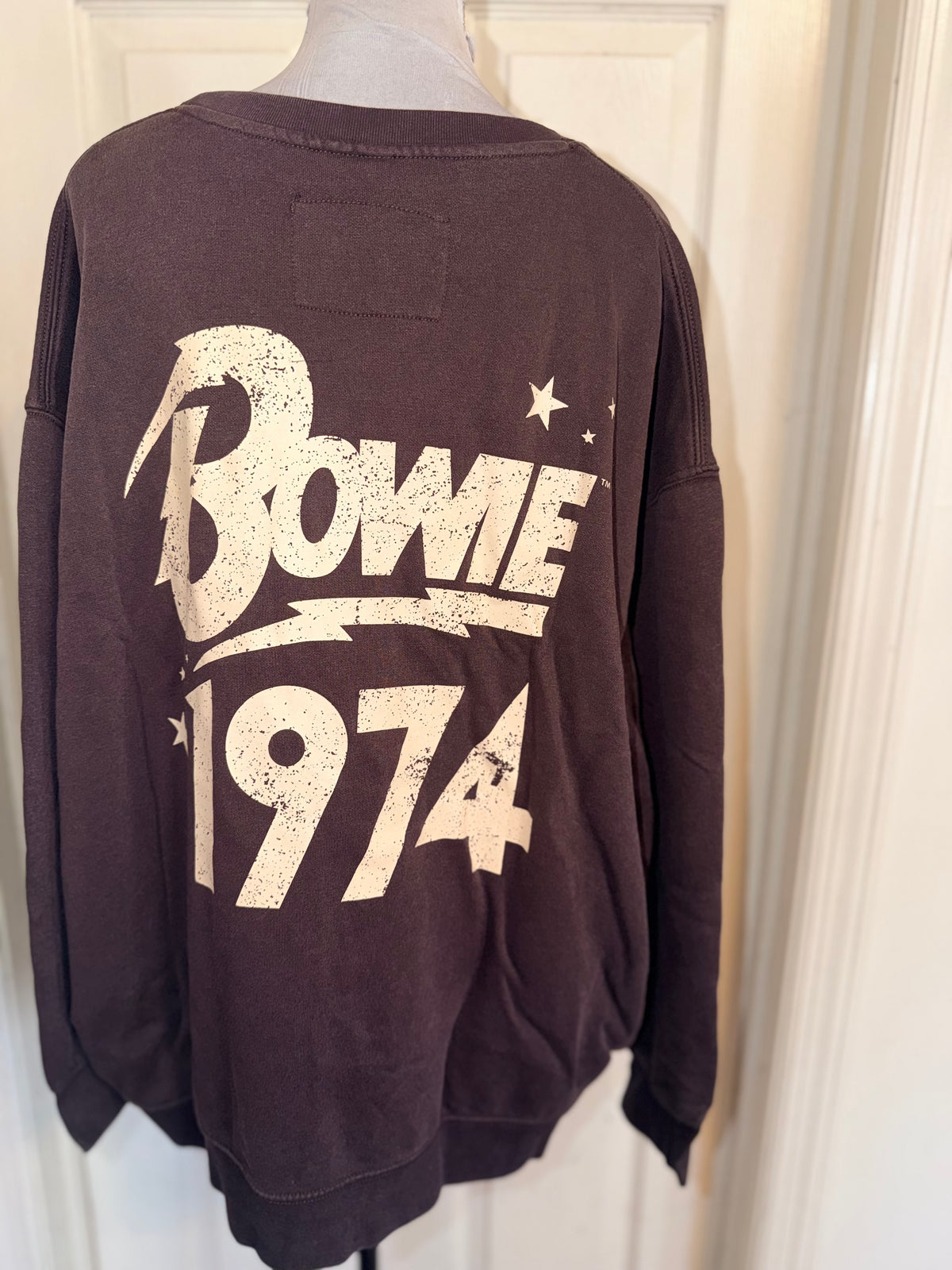David Bowie Double Sided Oversized Sweatshirt