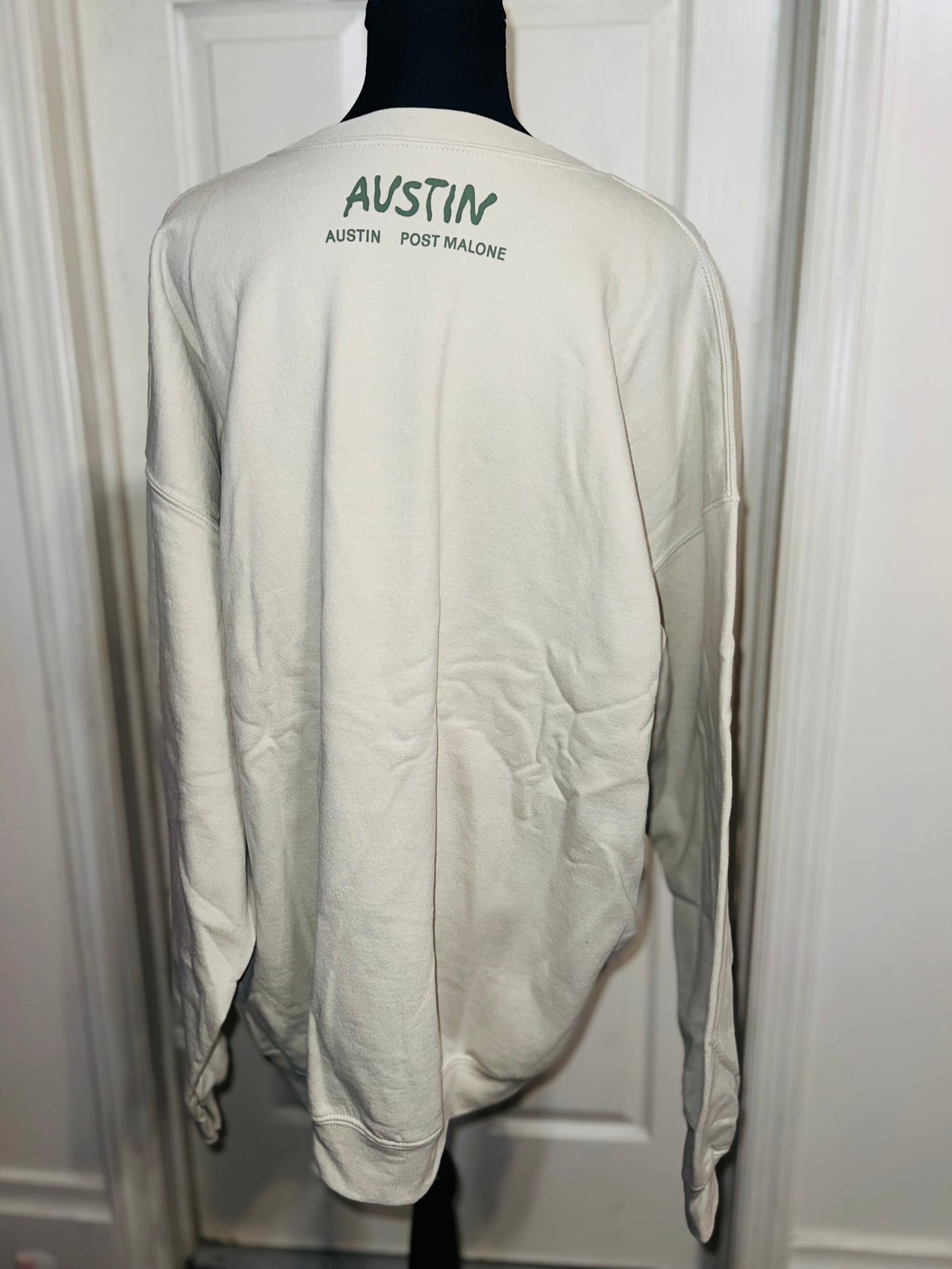 Post Malone Oversized Distressed Sweatshirt