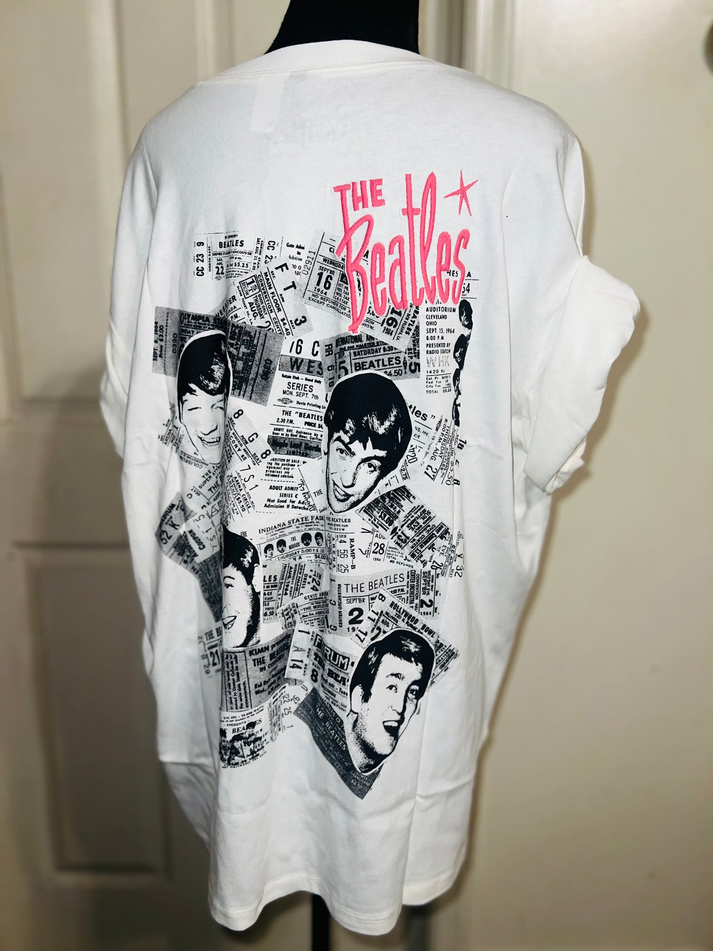 The Beatles Double Sided Oversized Tee