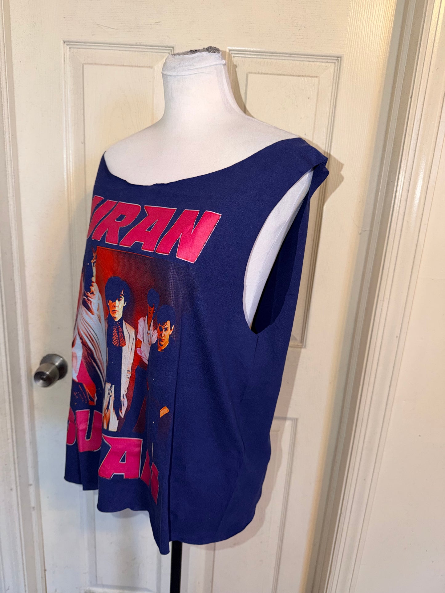 Duran Duran Oversized Distressed Tank