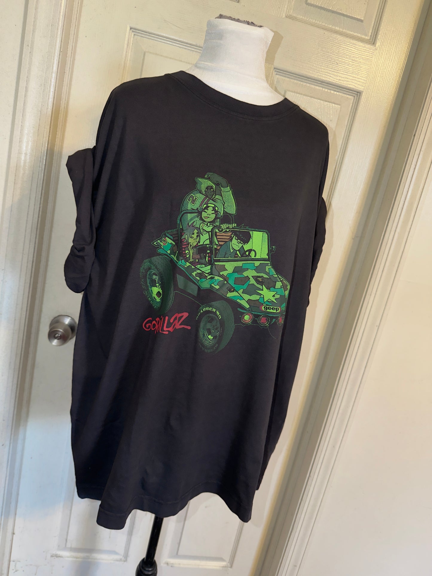 Gorillaz Oversized Distressed Tee