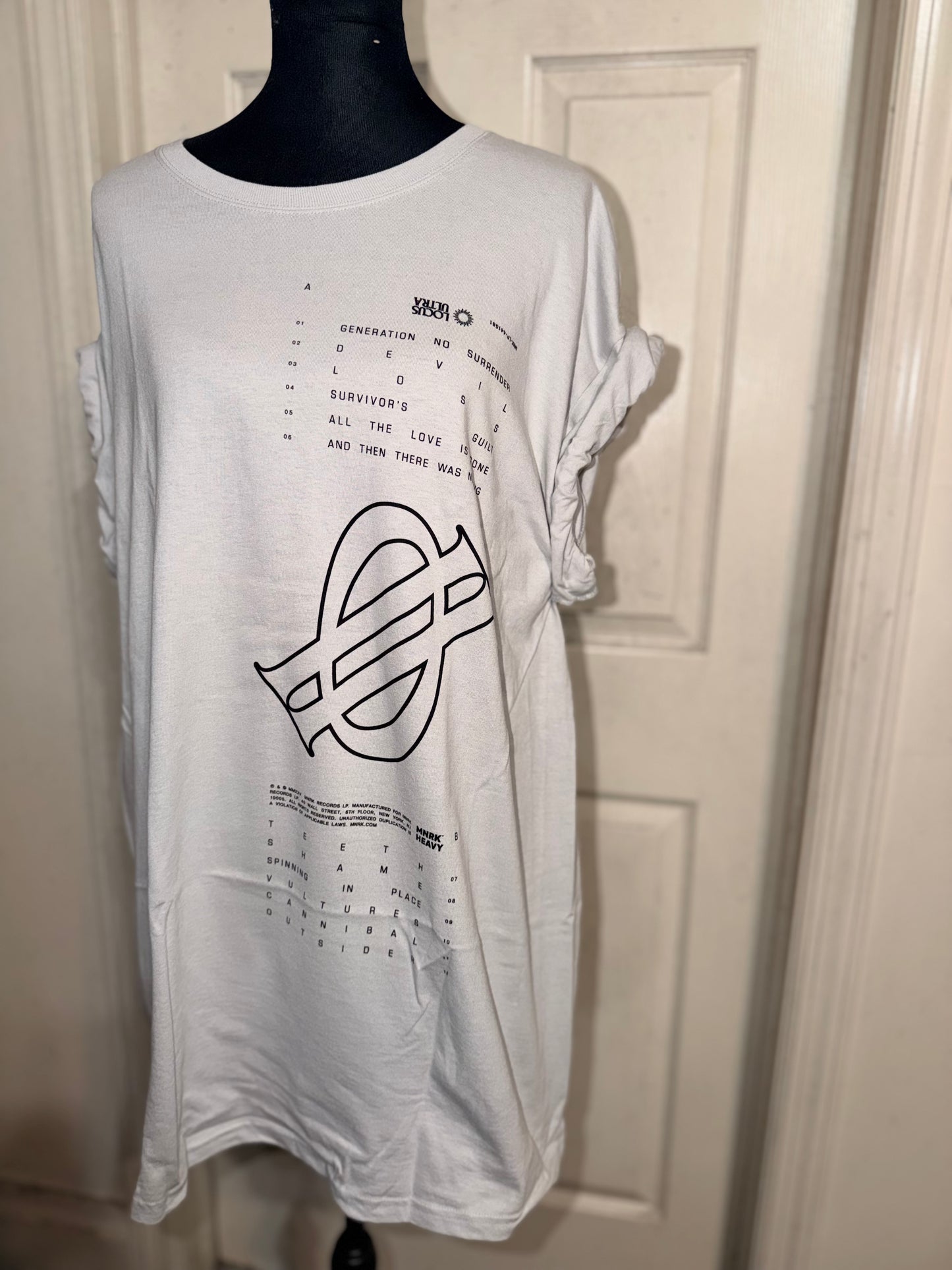 Underoath Double Sided Oversized Distressed Tee