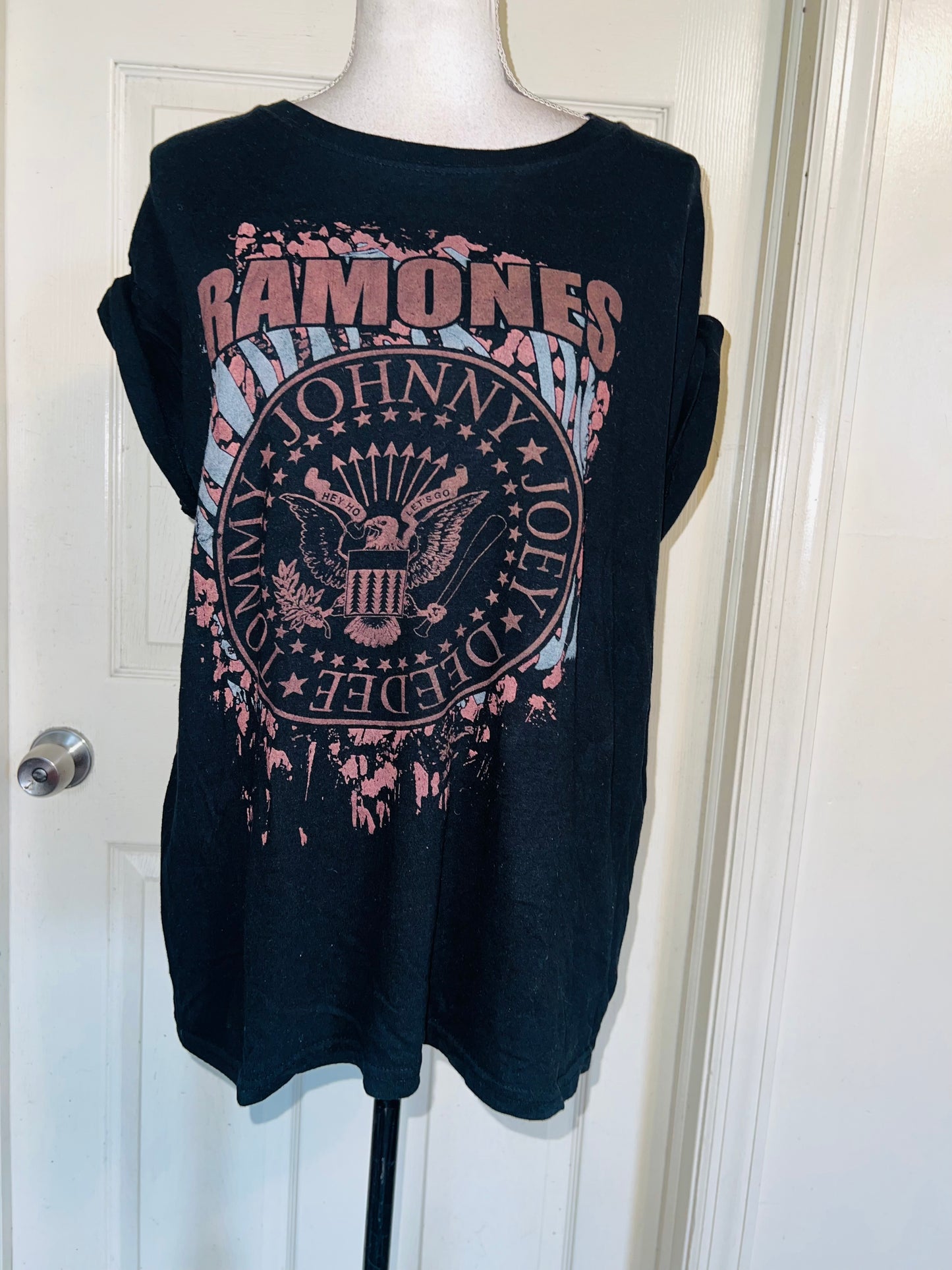 Ramones Oversized Distressed Tee
