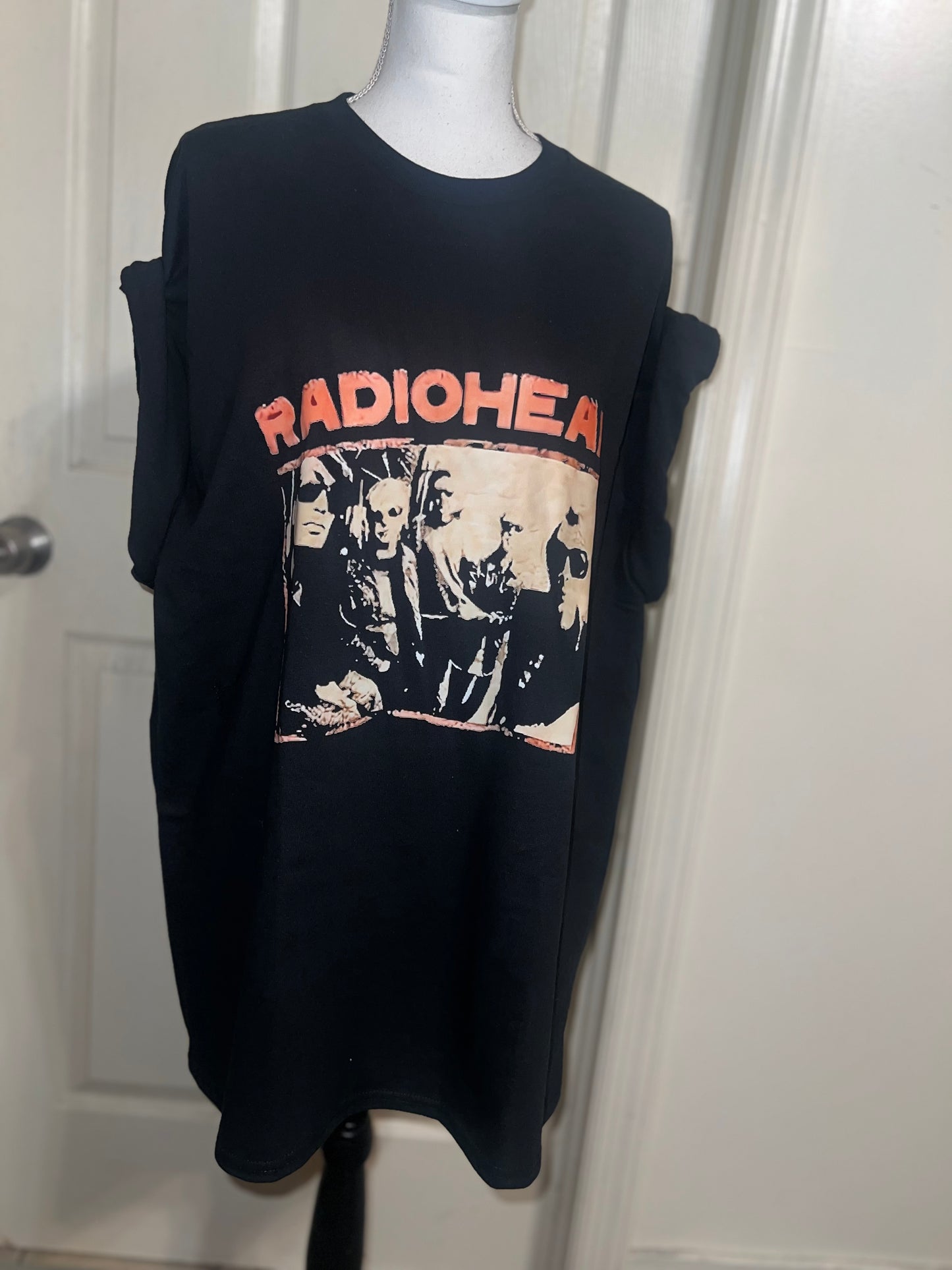 Radiohead Oversized Distressed Tee