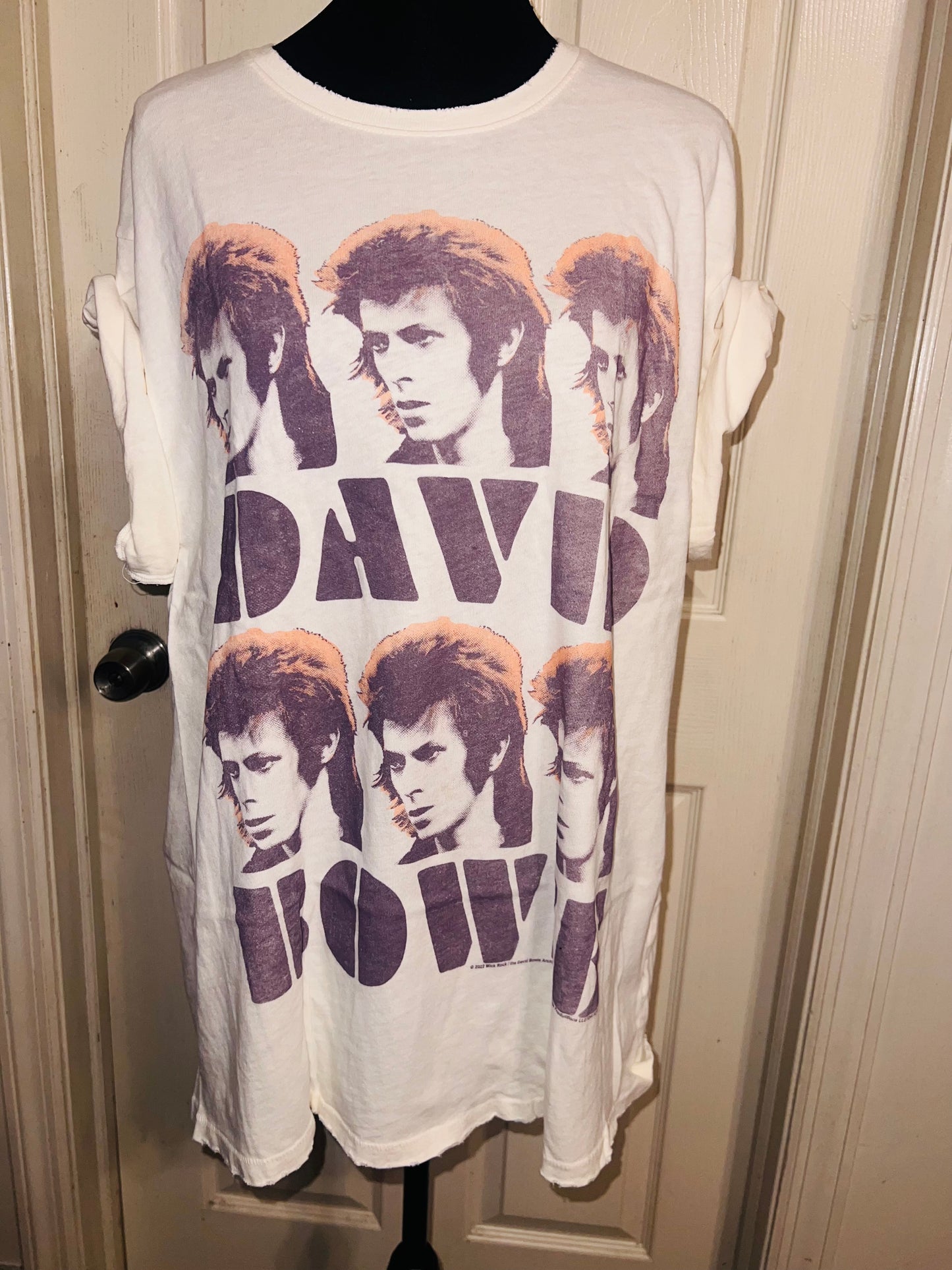 David Bowie Oversized Distressed Tee